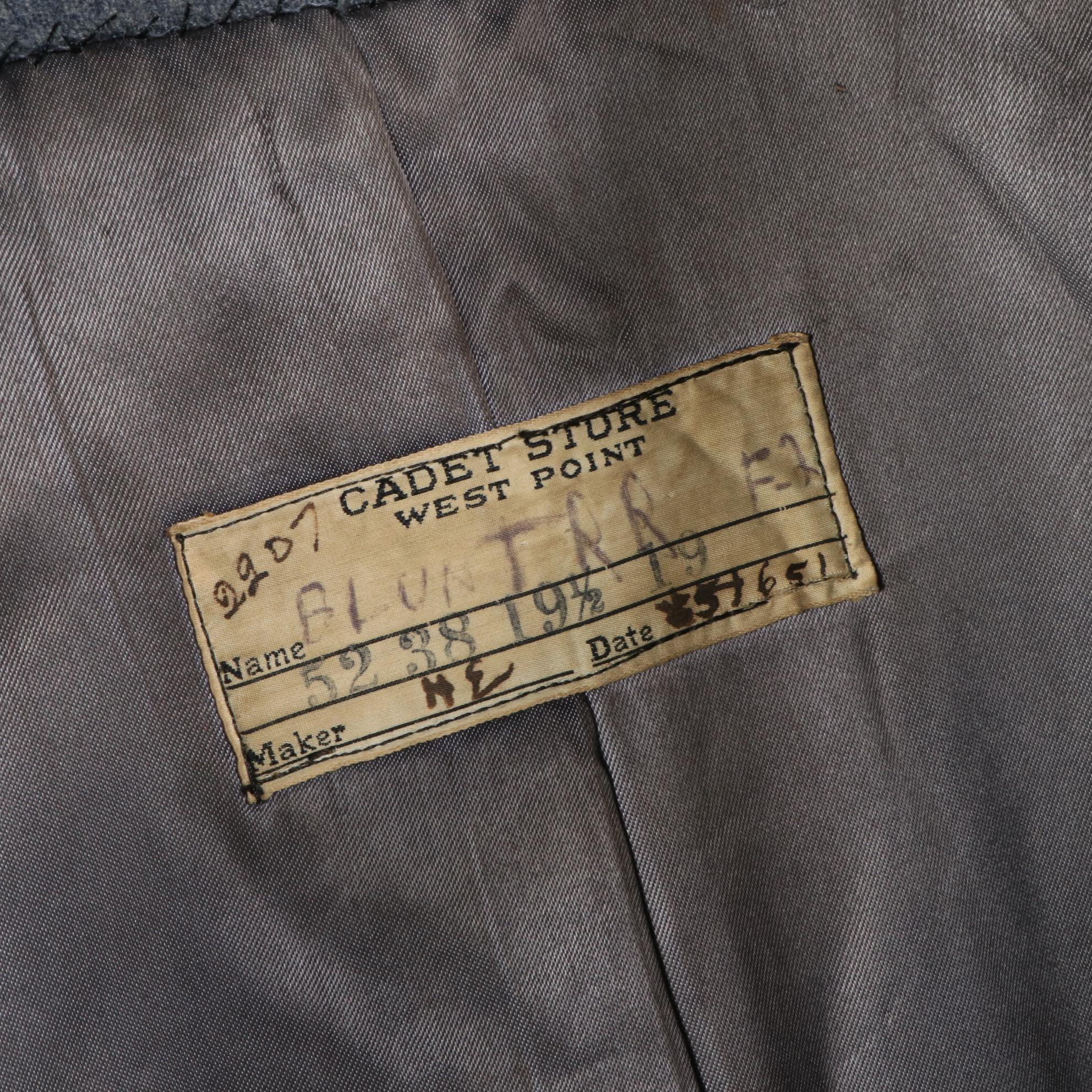 U.S.M.A. West Point Cadet Uniform Long Coat and Dress Grays, 1950s