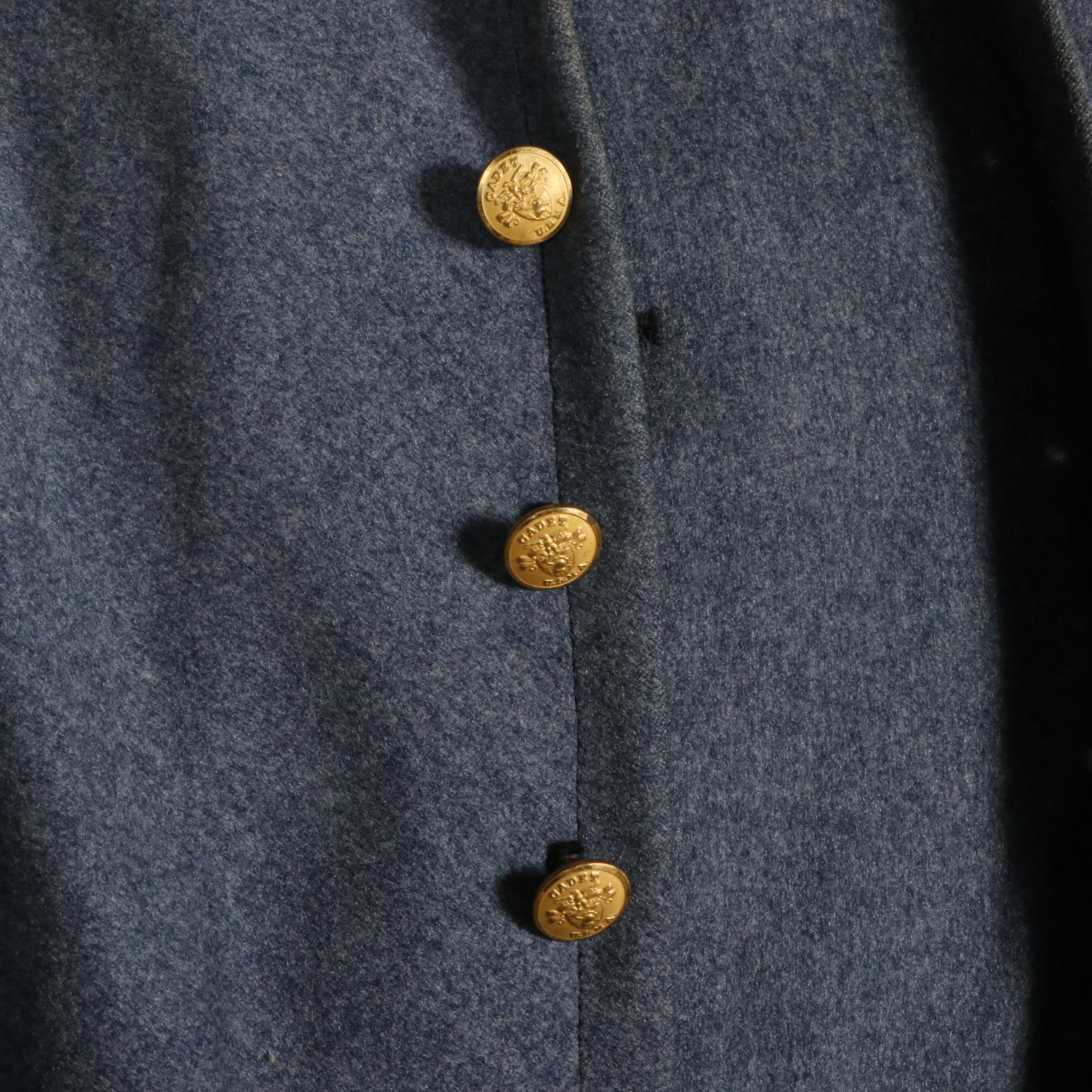 U.S.M.A. West Point Cadet Uniform Long Coat and Dress Grays, 1950s