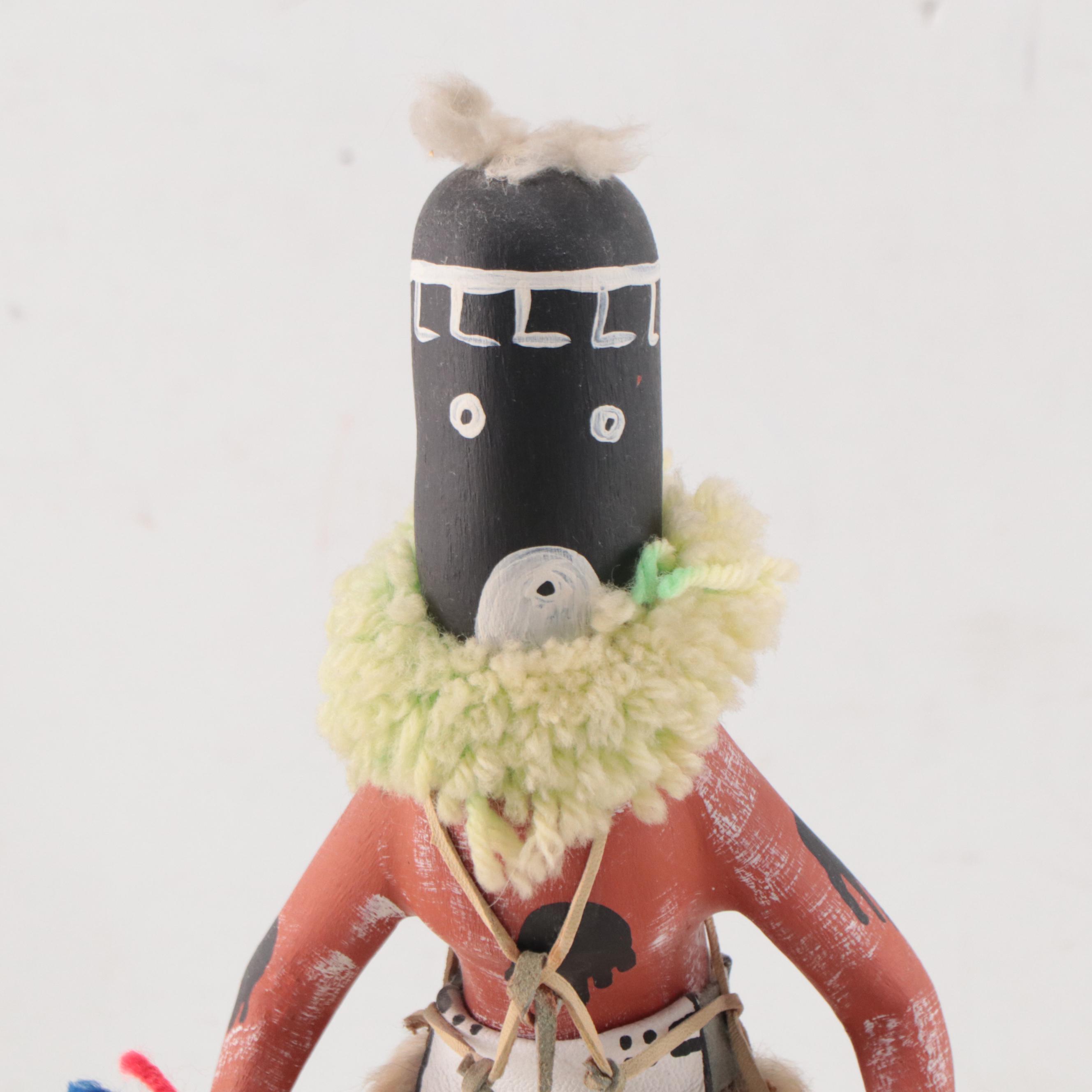 D. Yazie Hopi "Mastop" Kachina Figure, Late 20th Century