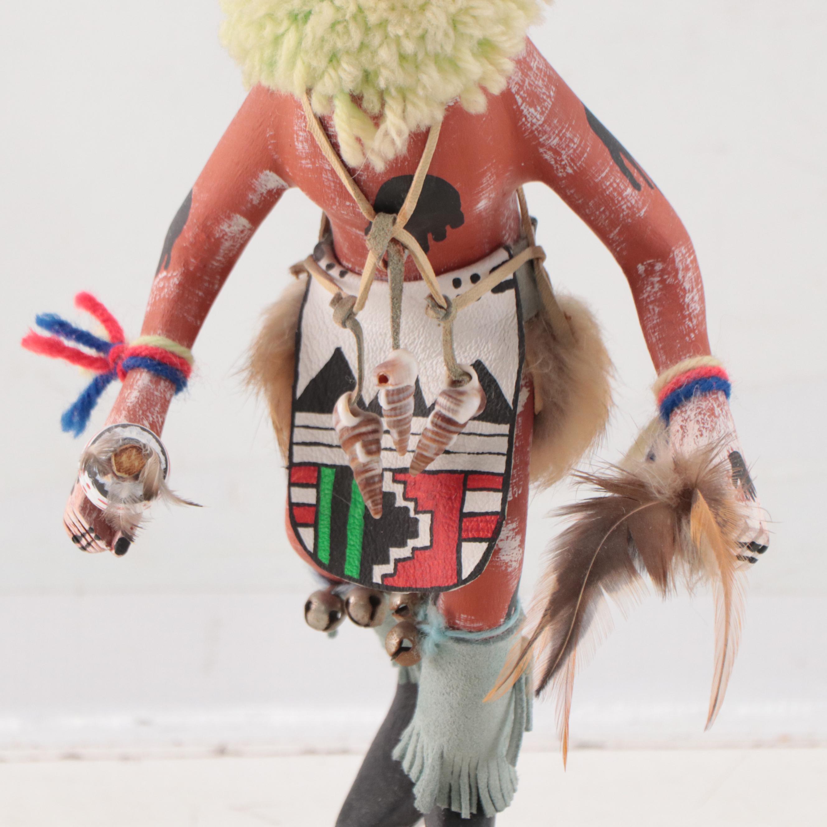 D. Yazie Hopi "Mastop" Kachina Figure, Late 20th Century