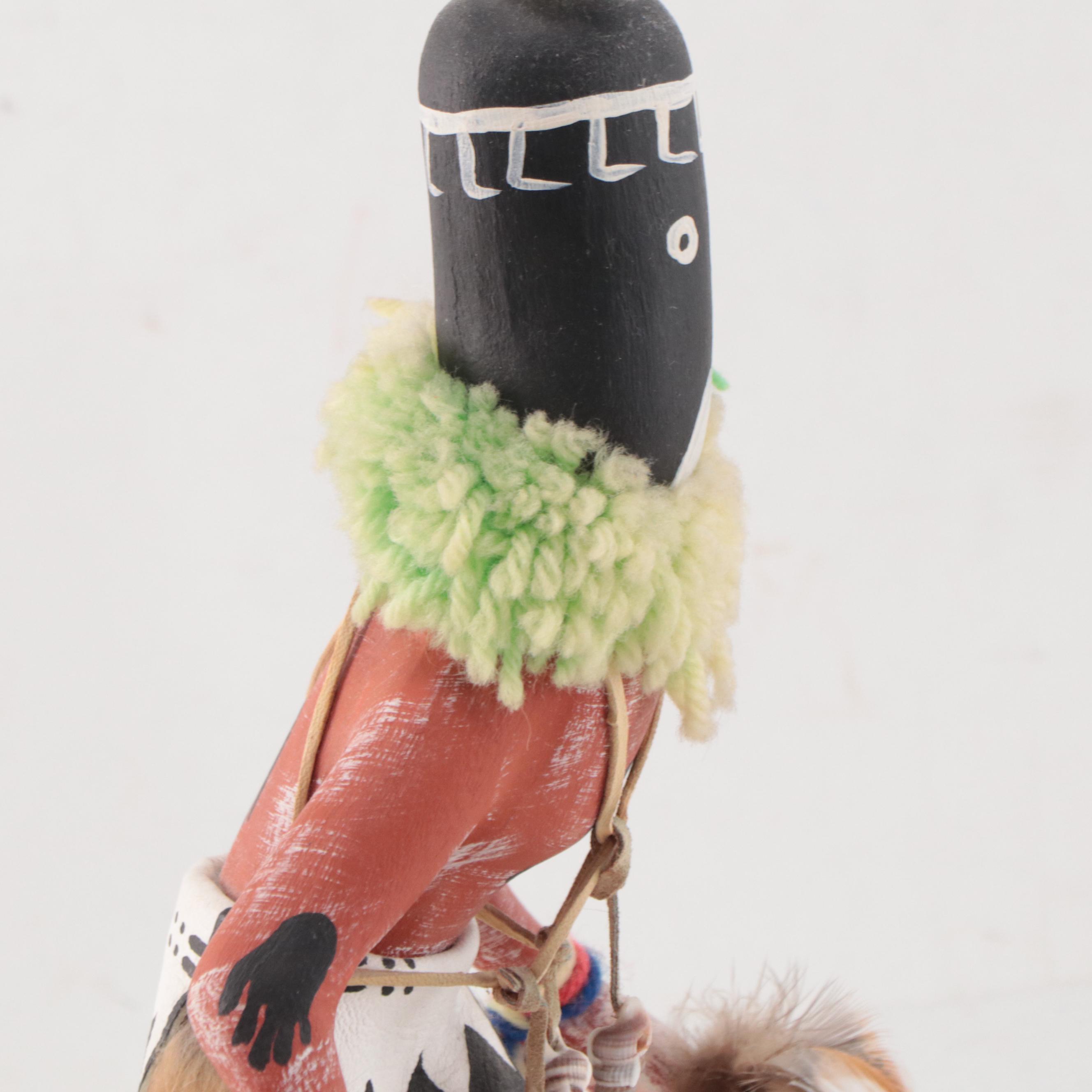 D. Yazie Hopi "Mastop" Kachina Figure, Late 20th Century