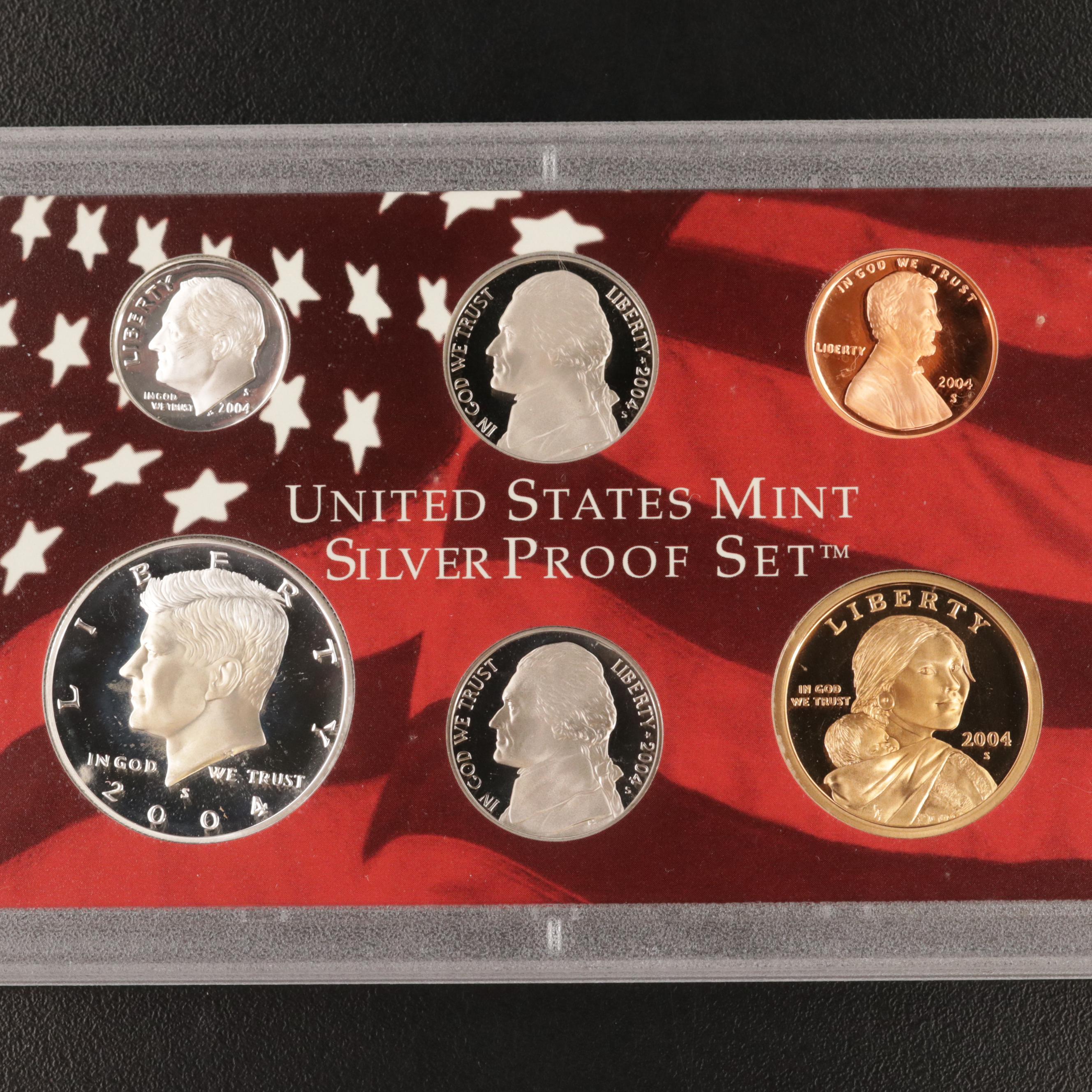 Three U.S. Mint Silver Proof Sets
