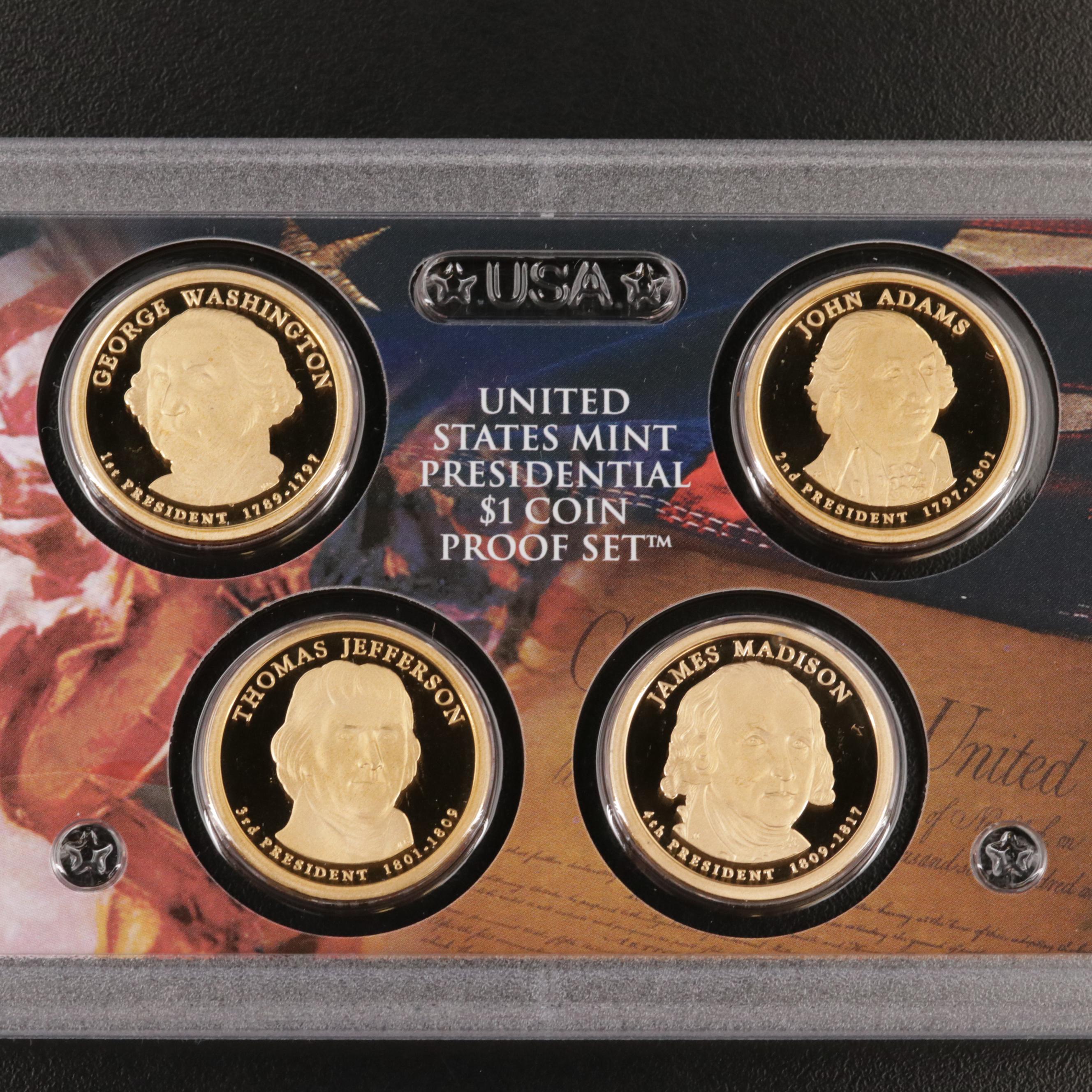 Three U.S. Mint Silver Proof Sets