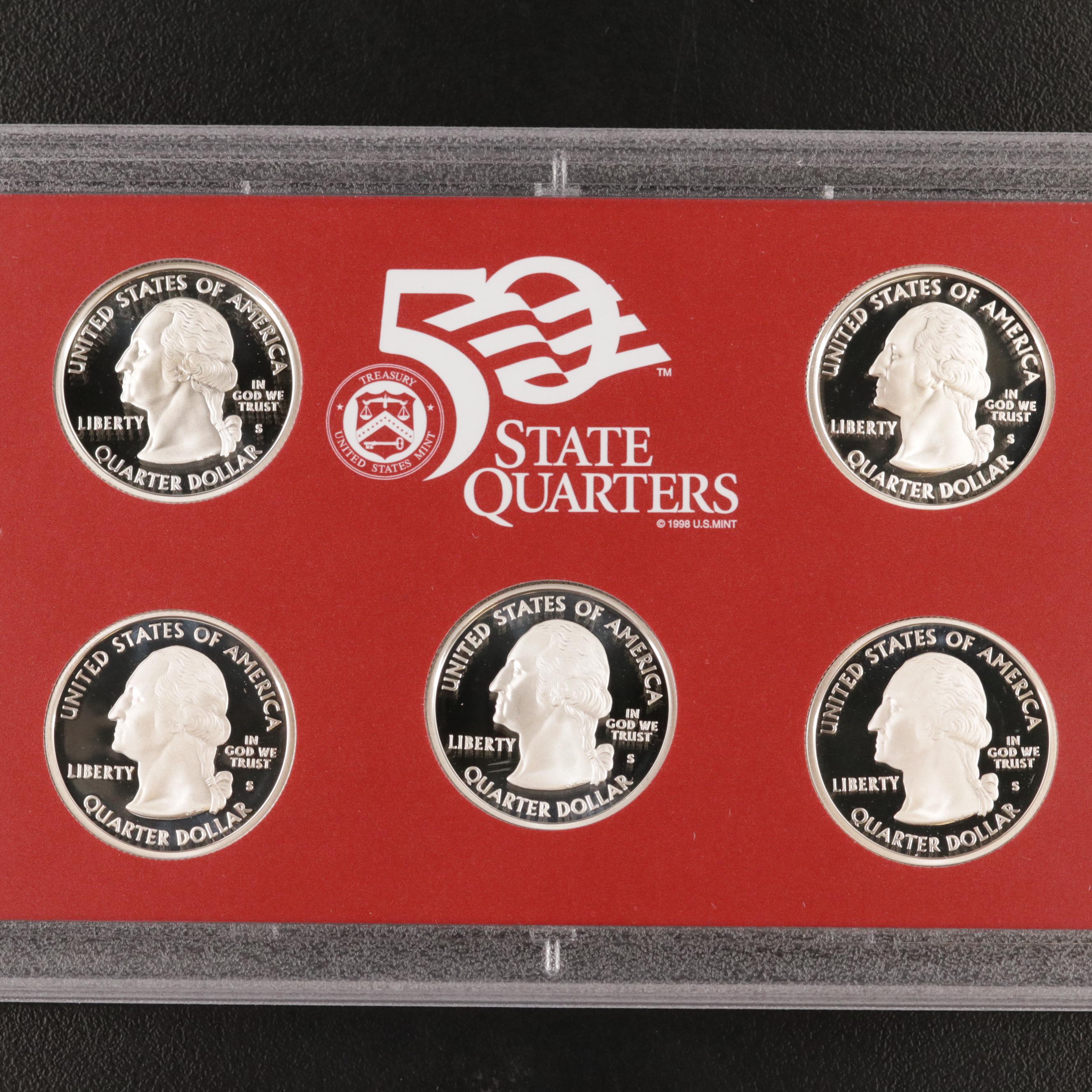 Three U.S. Mint Silver Proof Sets