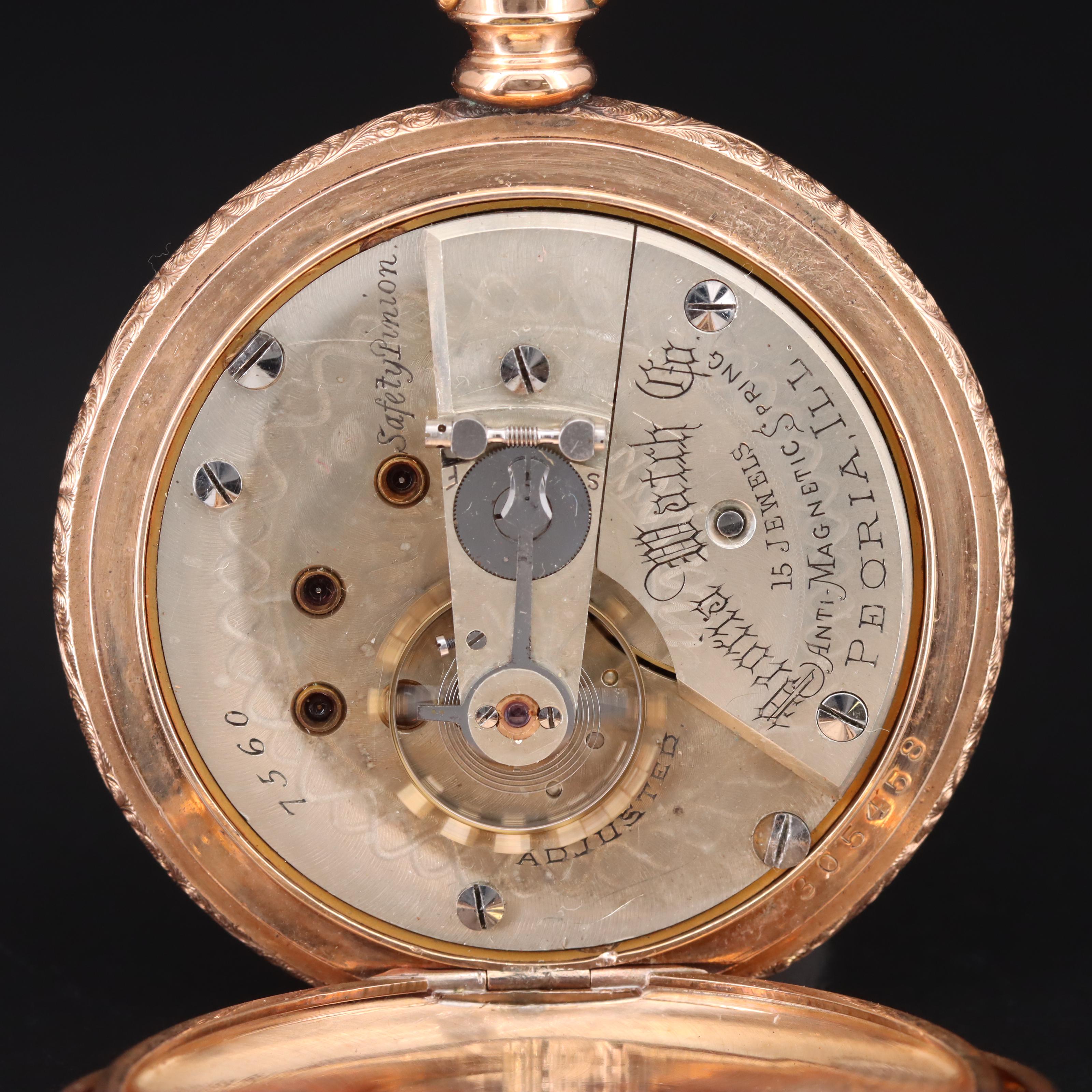 1885 - 95 Peoria Pocket Watch