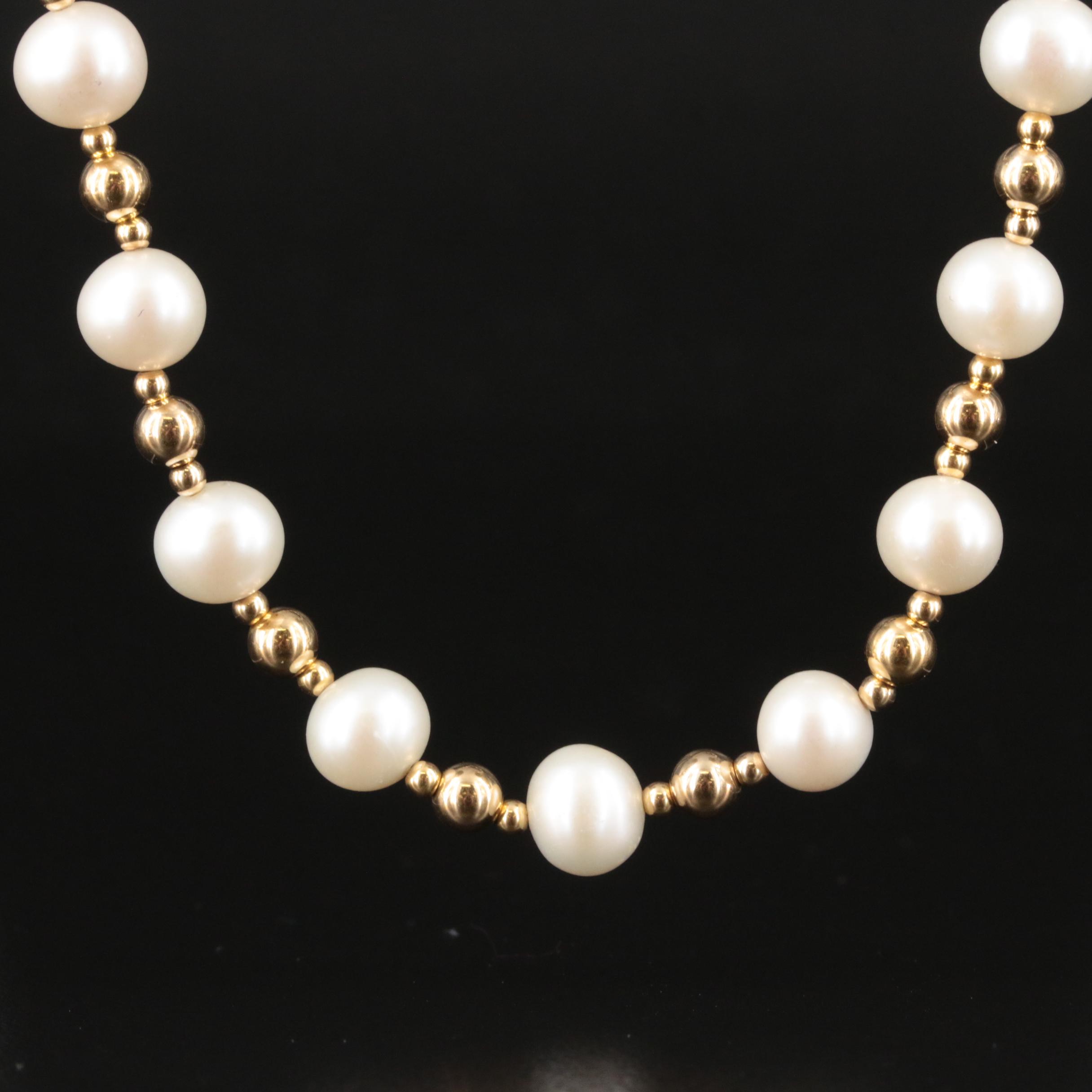 Sterling Pearl Necklace