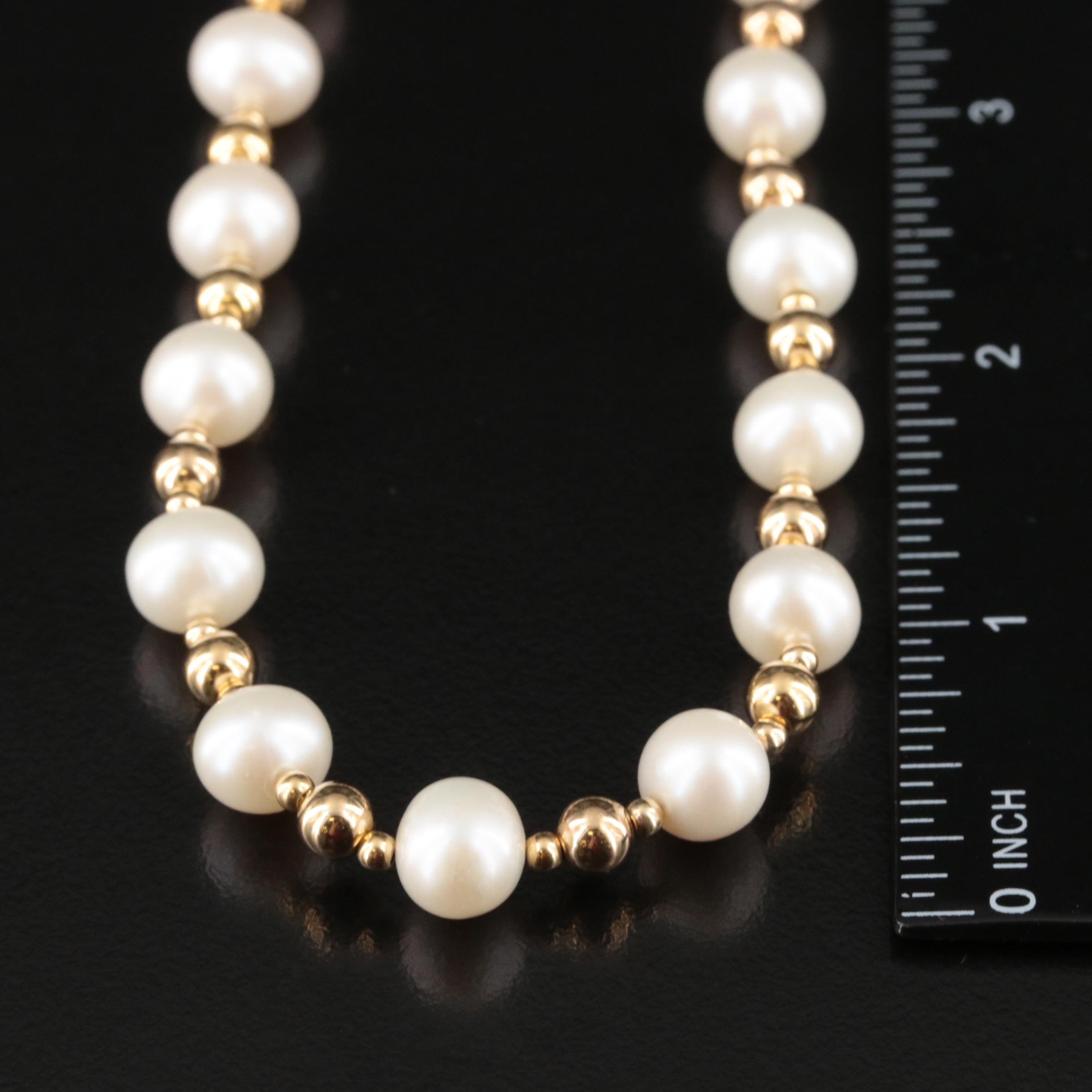 Sterling Pearl Necklace