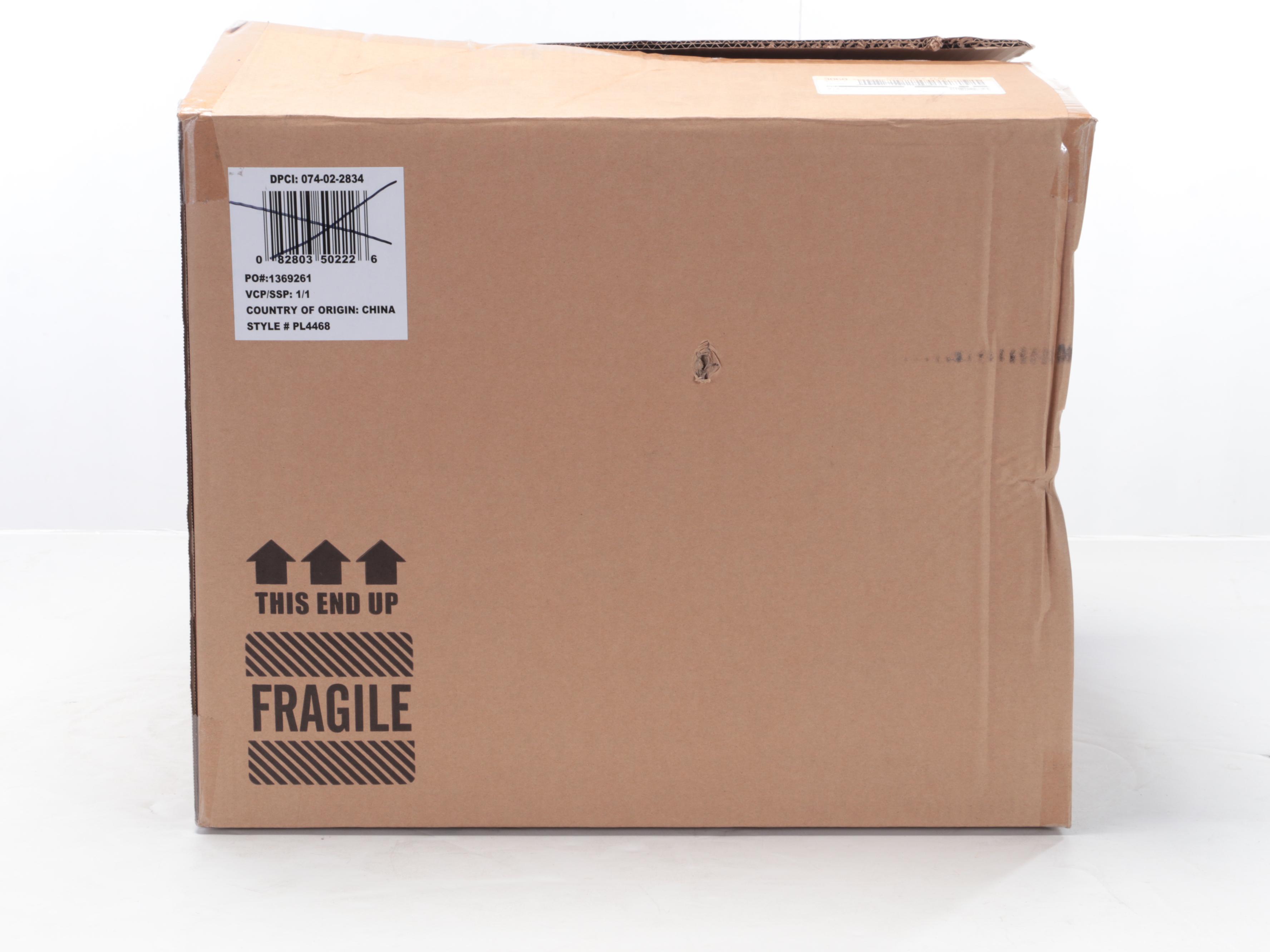 Threshold and Studio McGee Offset Base Black Floor Lamp