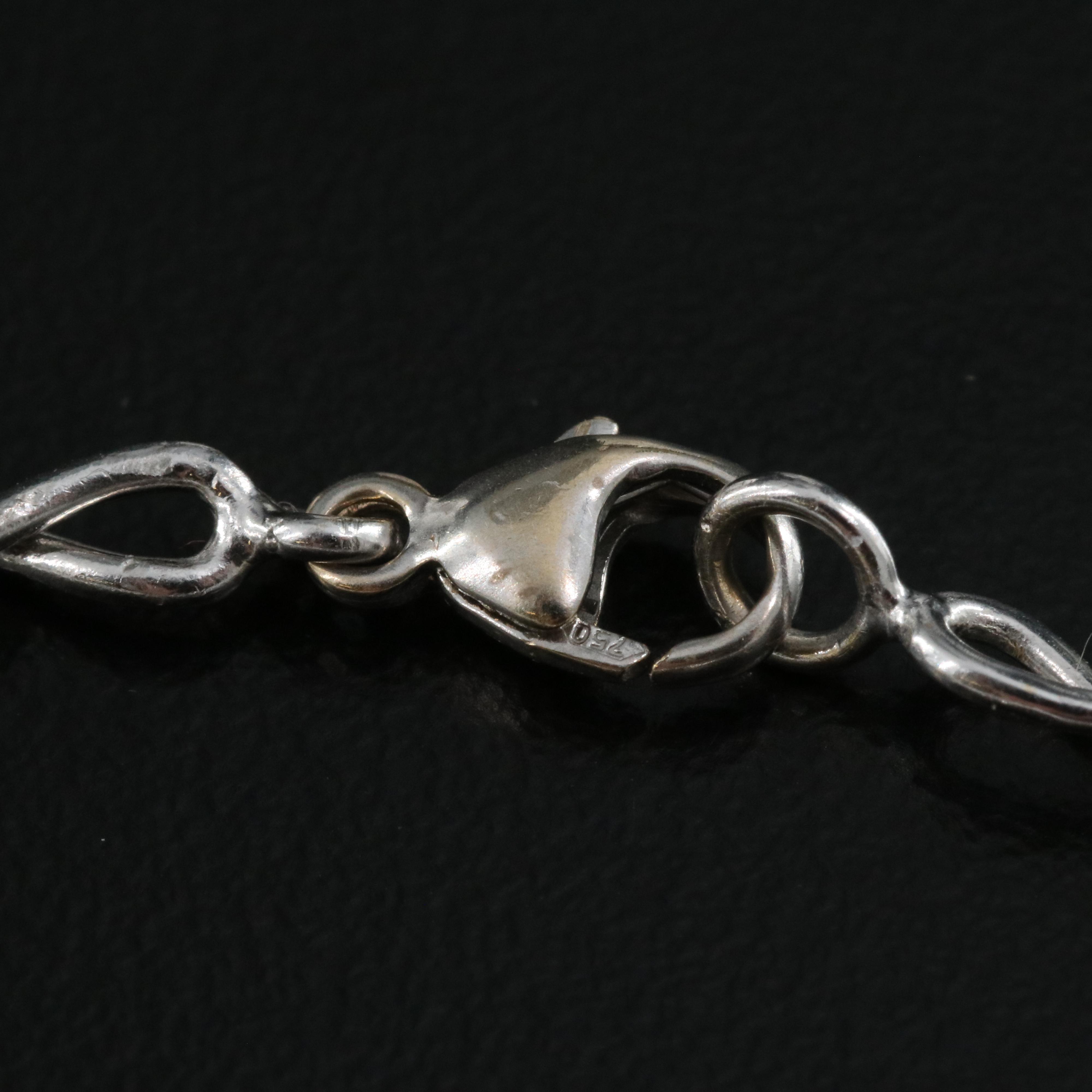 De Beers 18K 1.66 CTW Diamond "Love" Necklace