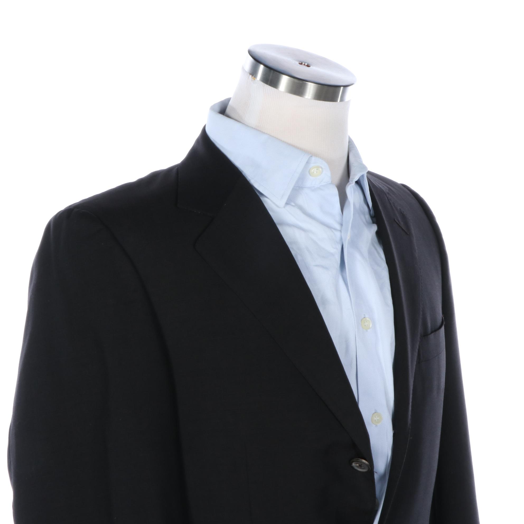 Men's Gucci Suit Jacket and Prada Button-Up Shirt