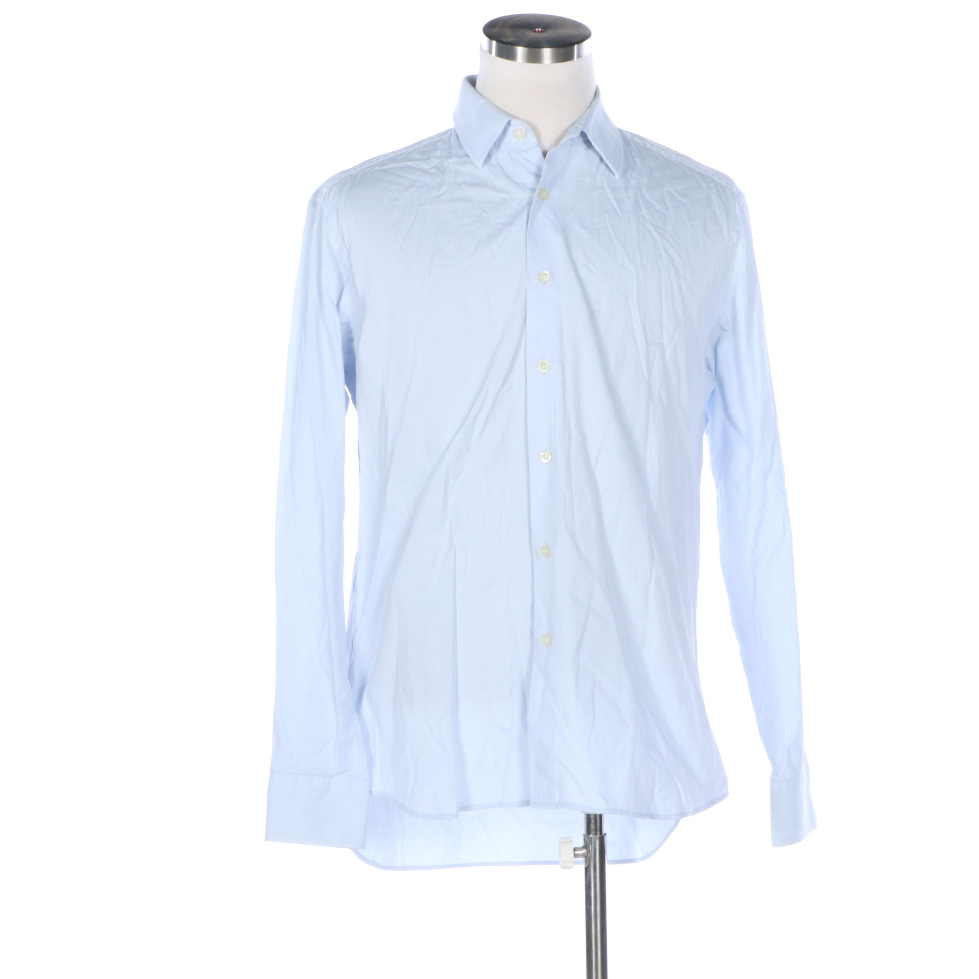 Men's Gucci Suit Jacket and Prada Button-Up Shirt