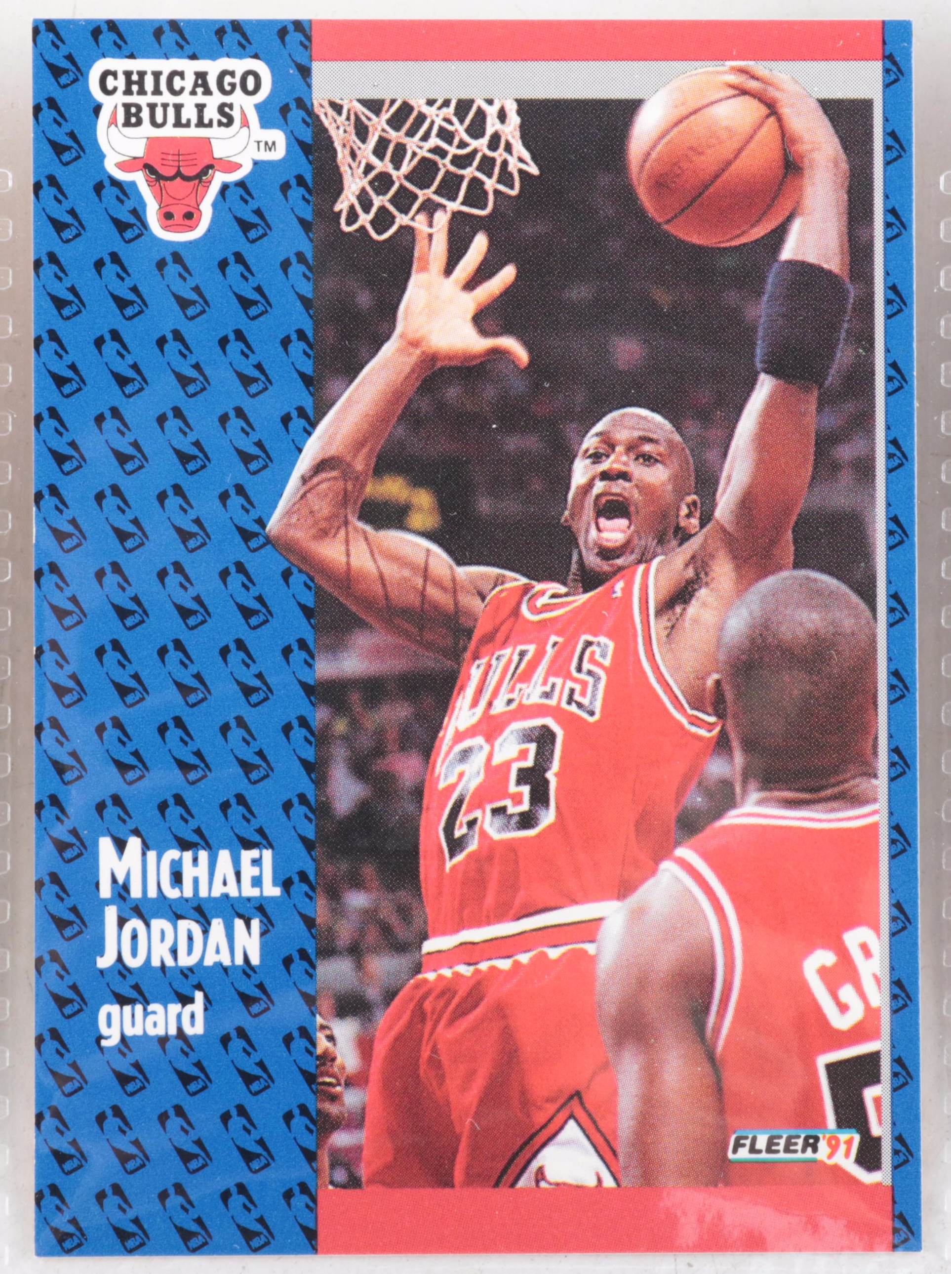 Fleer, More Jordan Basketball Cards with McDonald's Stopwatch, Wilson Watch