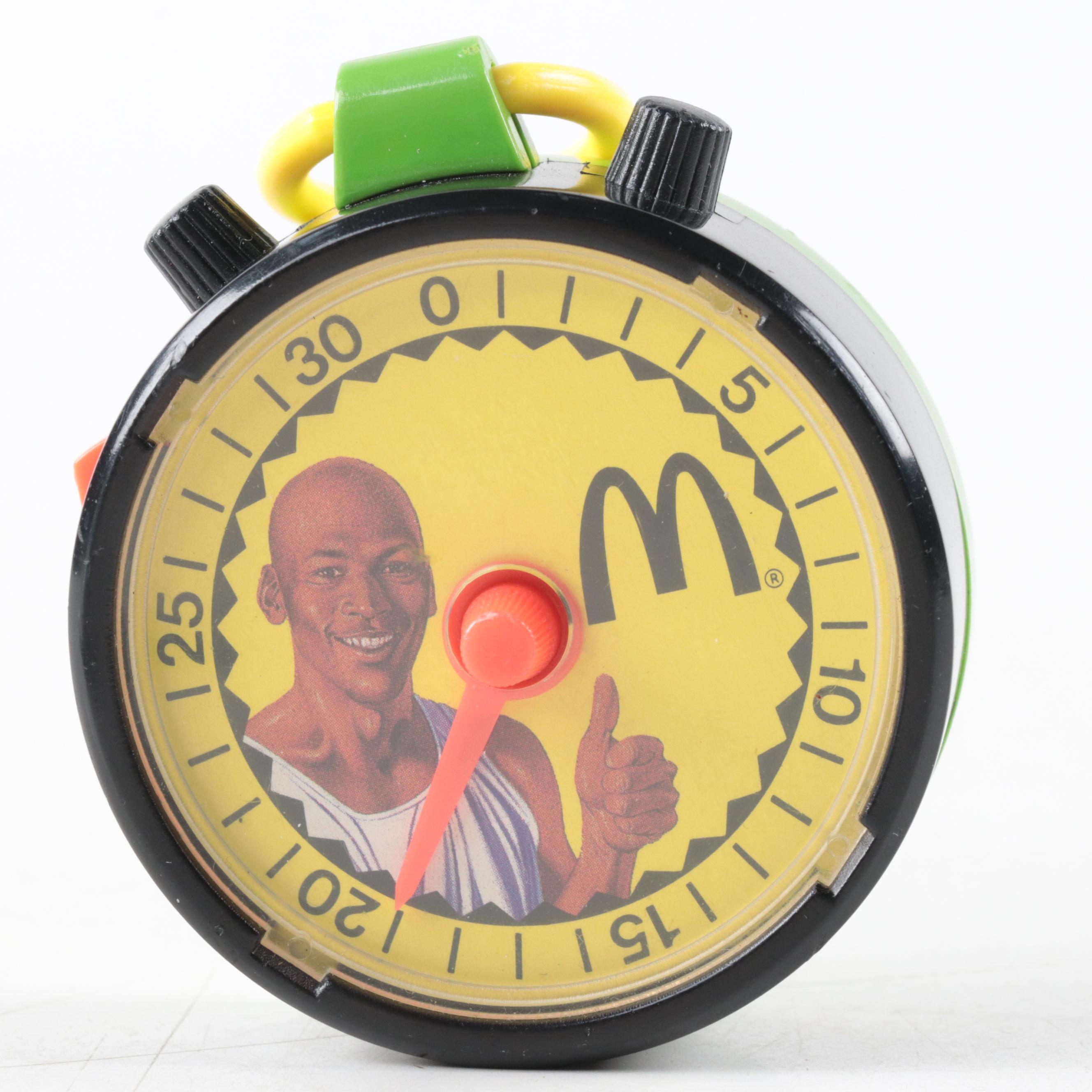 Fleer, More Jordan Basketball Cards with McDonald's Stopwatch, Wilson Watch