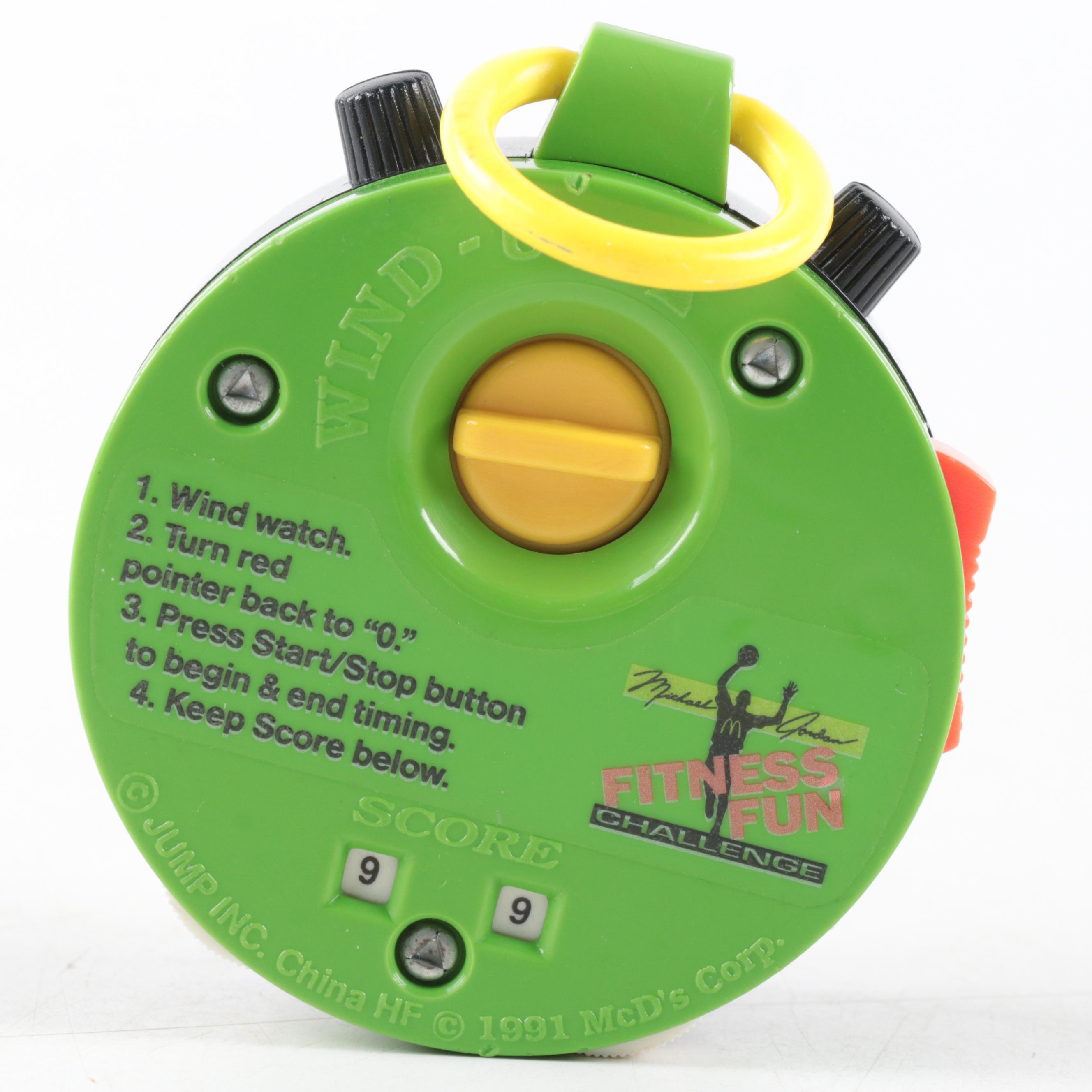 Fleer, More Jordan Basketball Cards with McDonald's Stopwatch, Wilson Watch