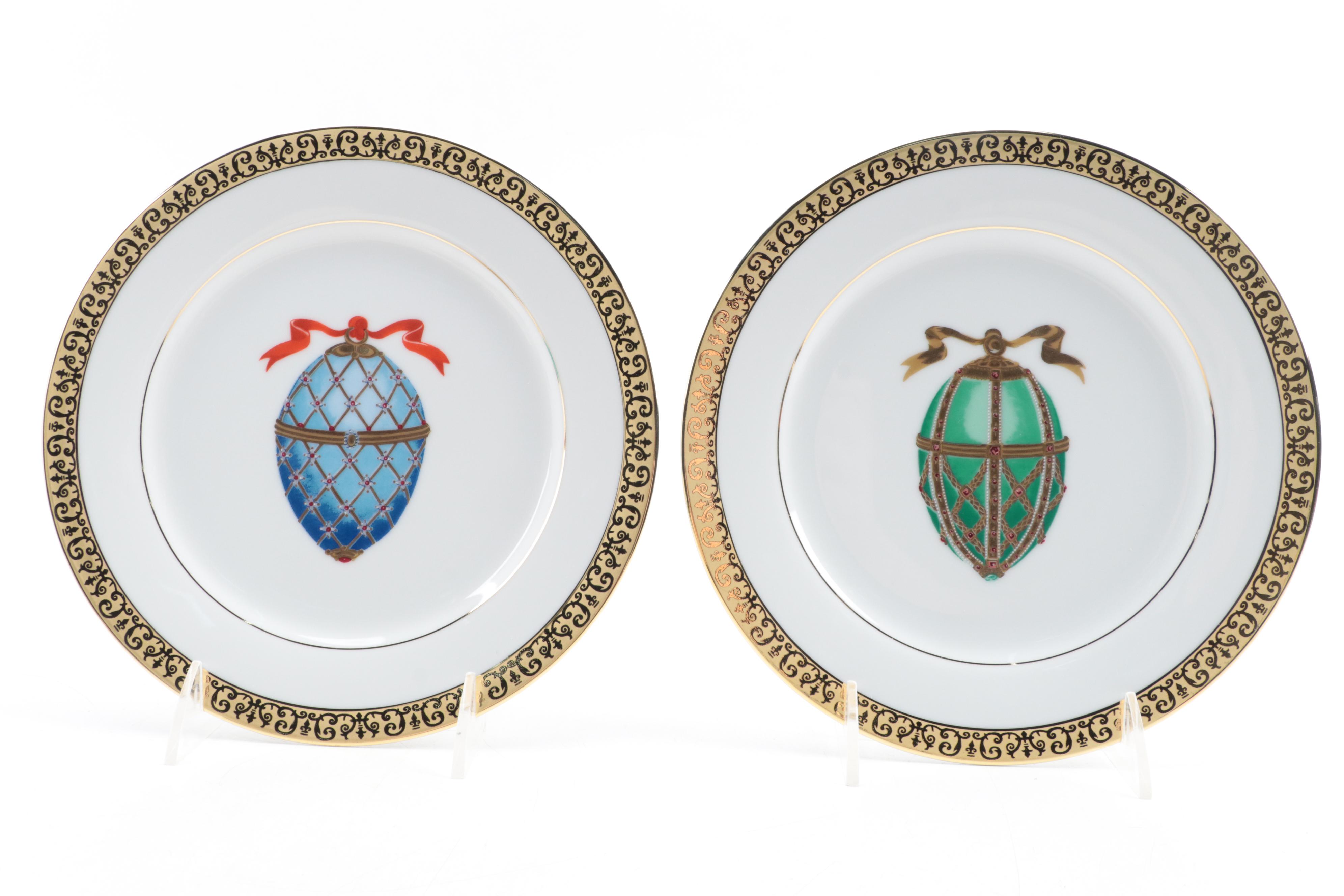 Royal Gallery "Gold Buffet"  Porcelain  Accent Salad Plates