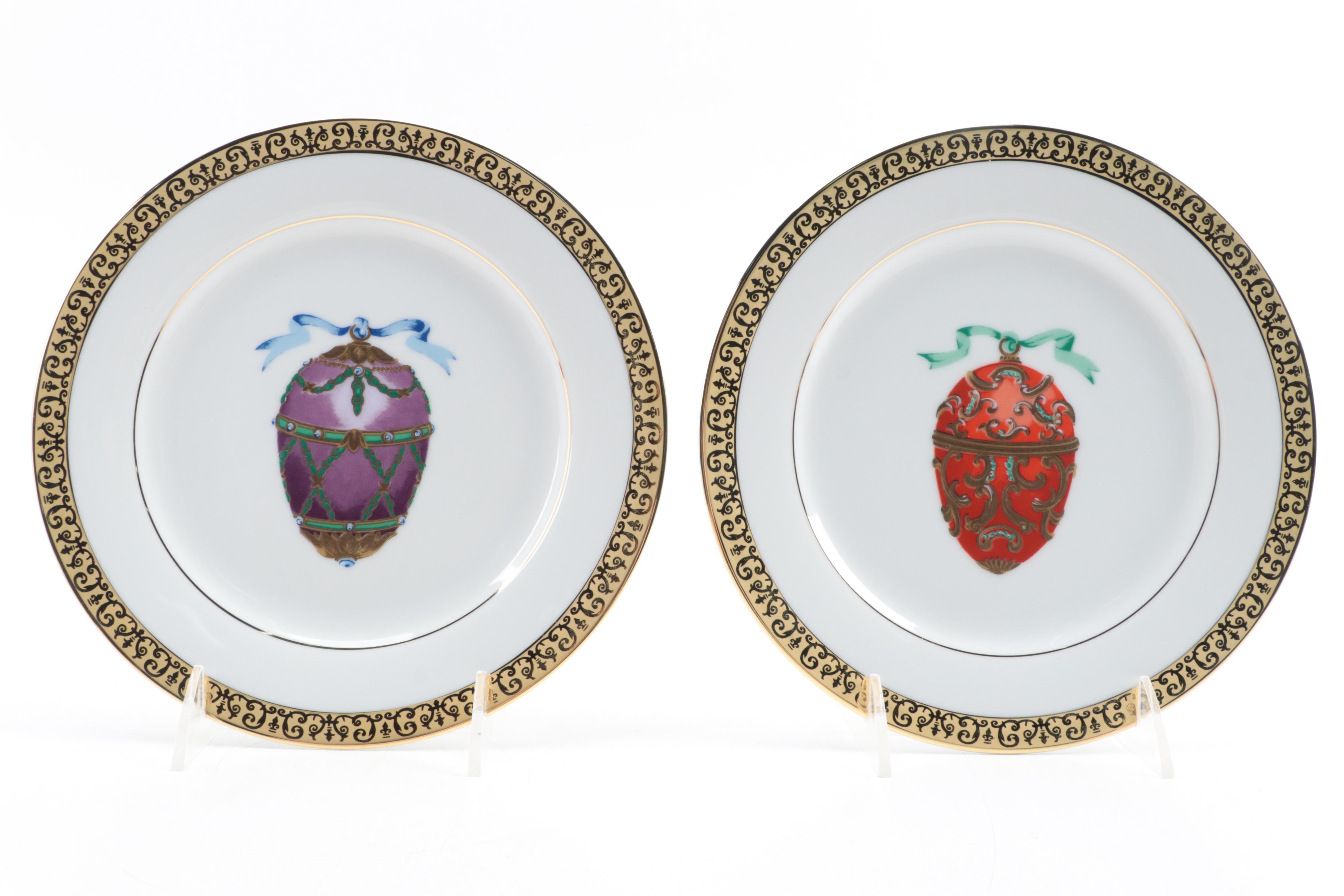 Royal Gallery "Gold Buffet"  Porcelain  Accent Salad Plates