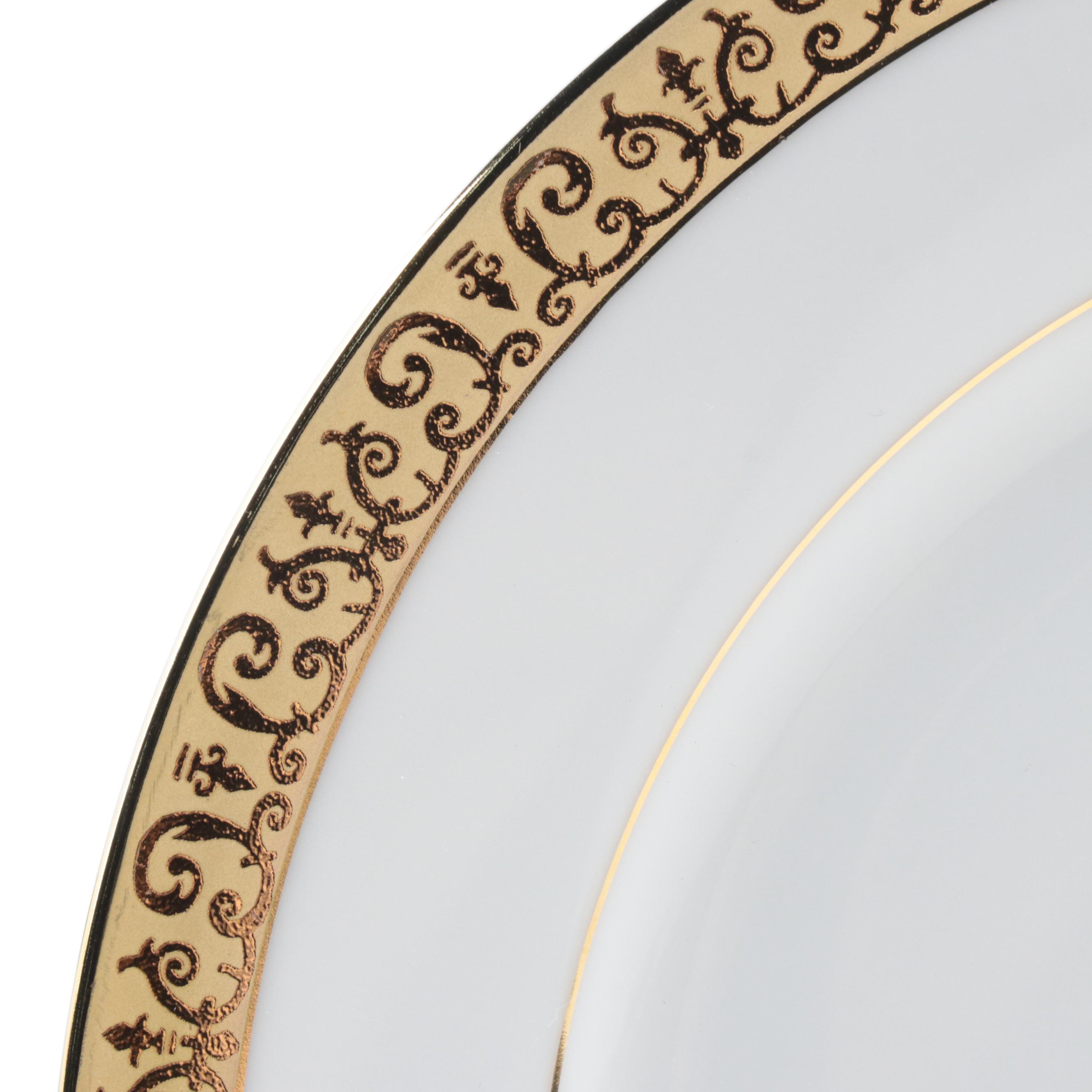 Royal Gallery "Gold Buffet"  Porcelain  Accent Salad Plates