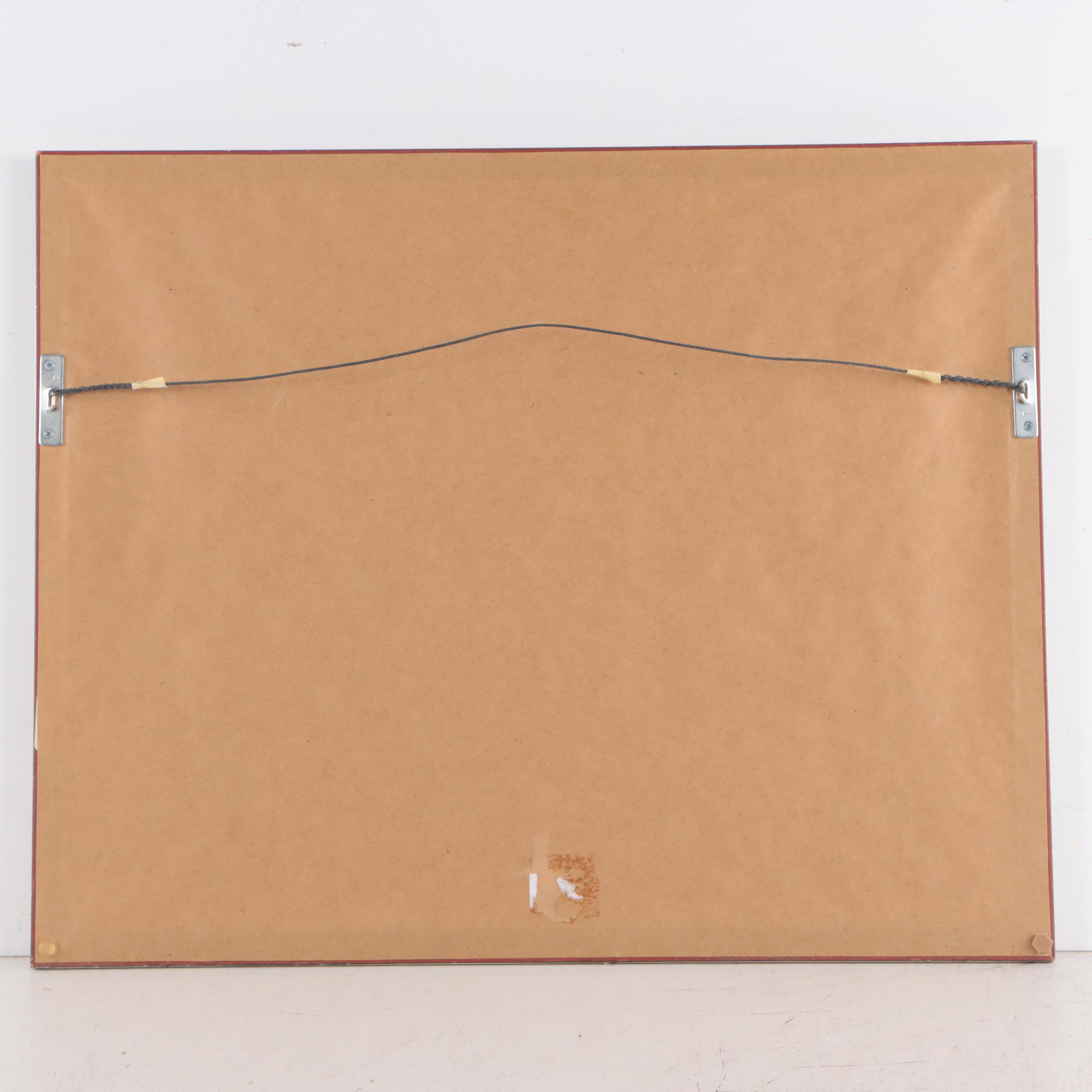 Japanese Landscape With Mount Fuji Watercolor Painting