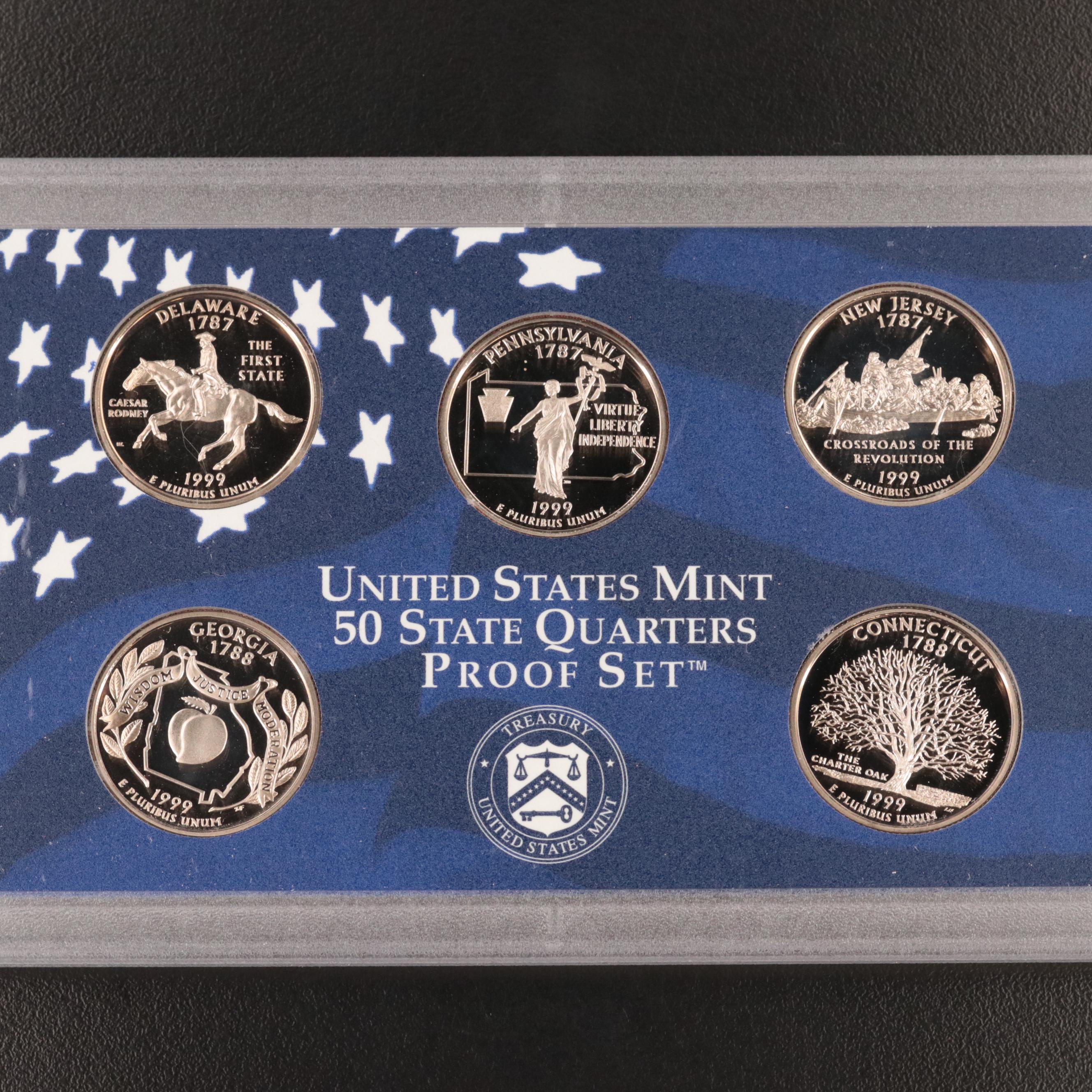 Complete Set of Fifty Proof State Quarters, 1999–2009