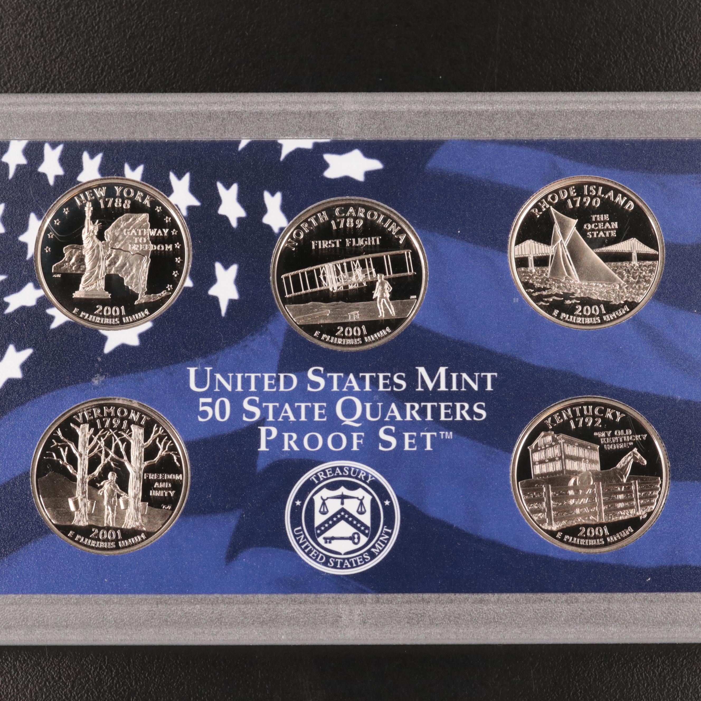 Complete Set of Fifty Proof State Quarters, 1999–2009
