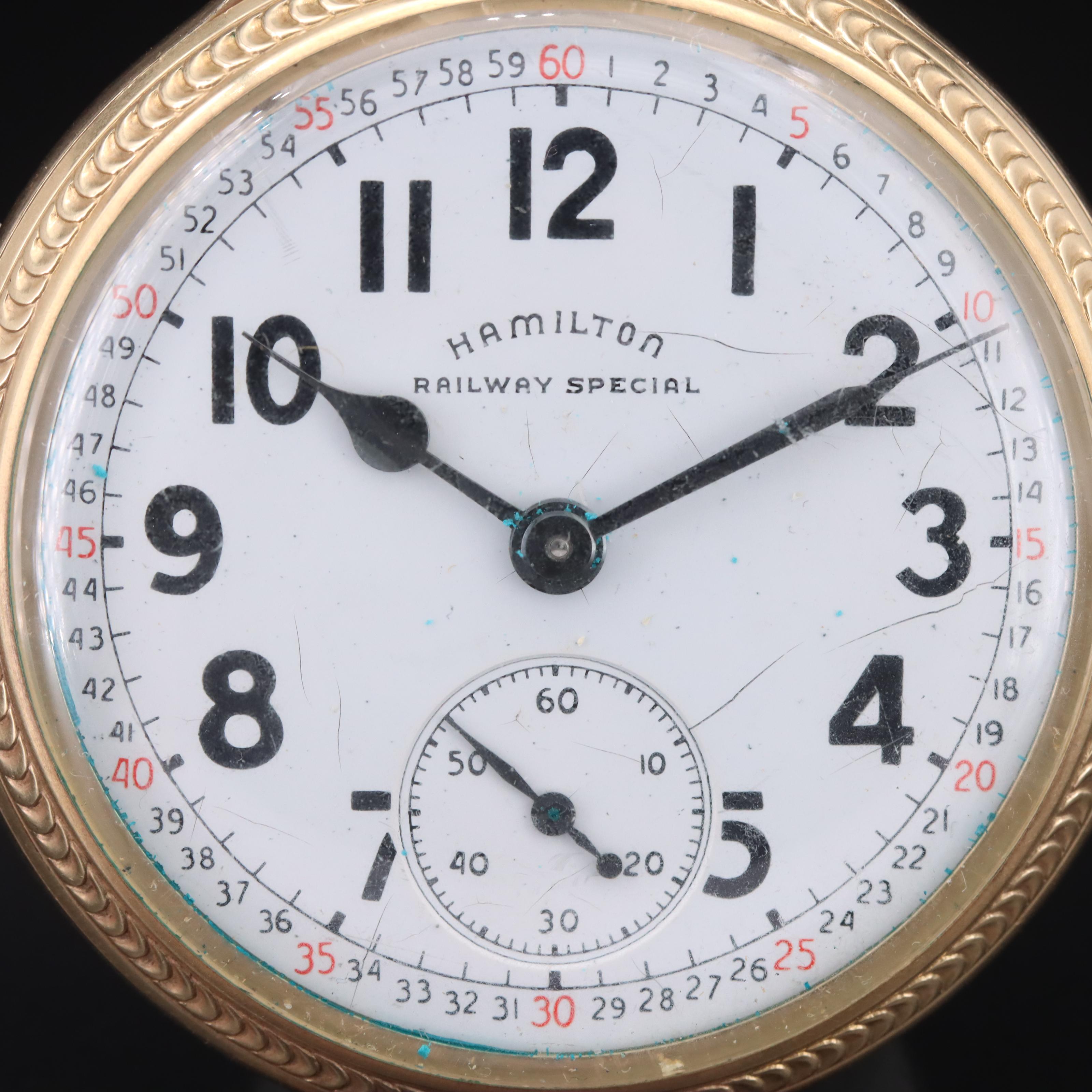 1951 Hamilton Railway Special Pocket Watch