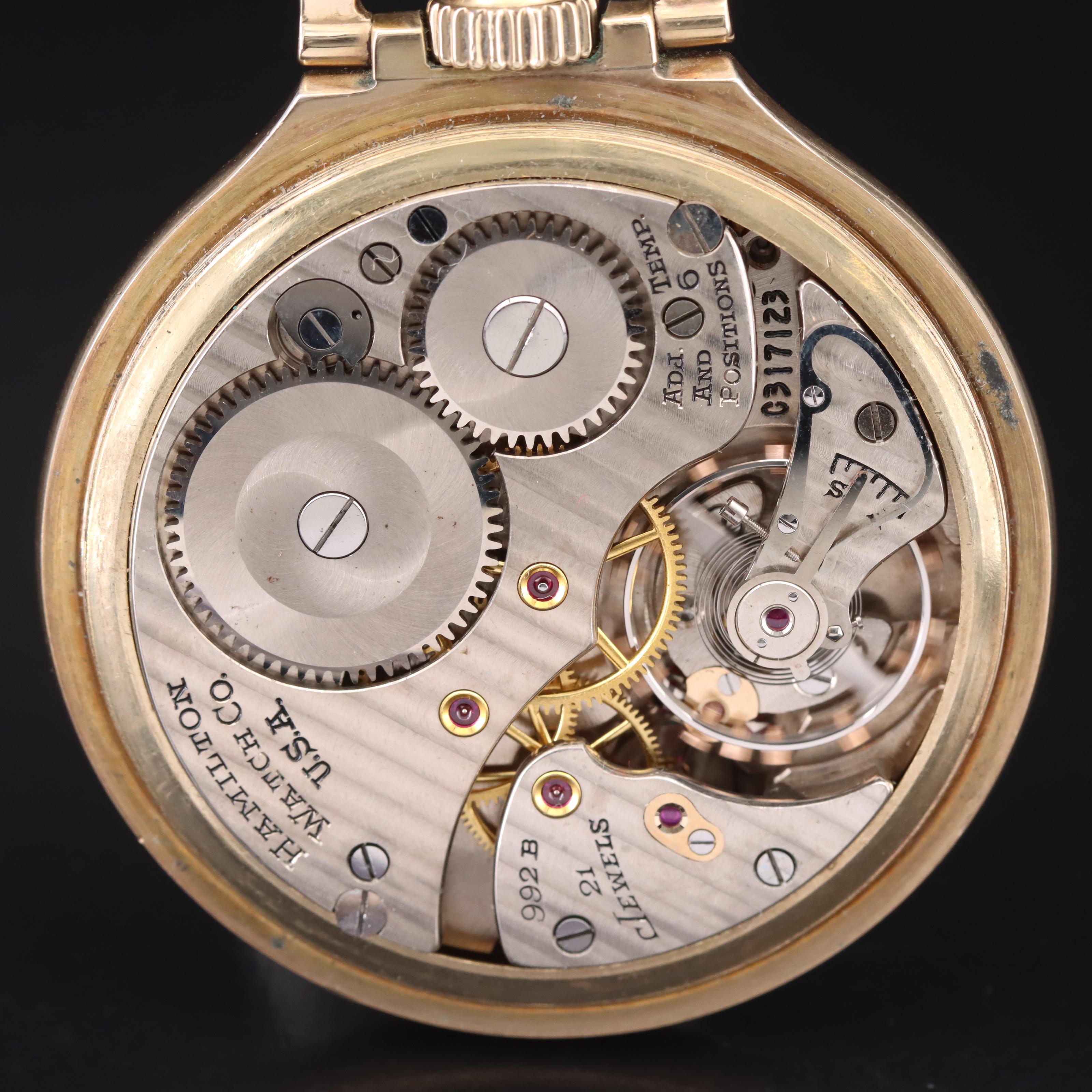 1951 Hamilton Railway Special Pocket Watch