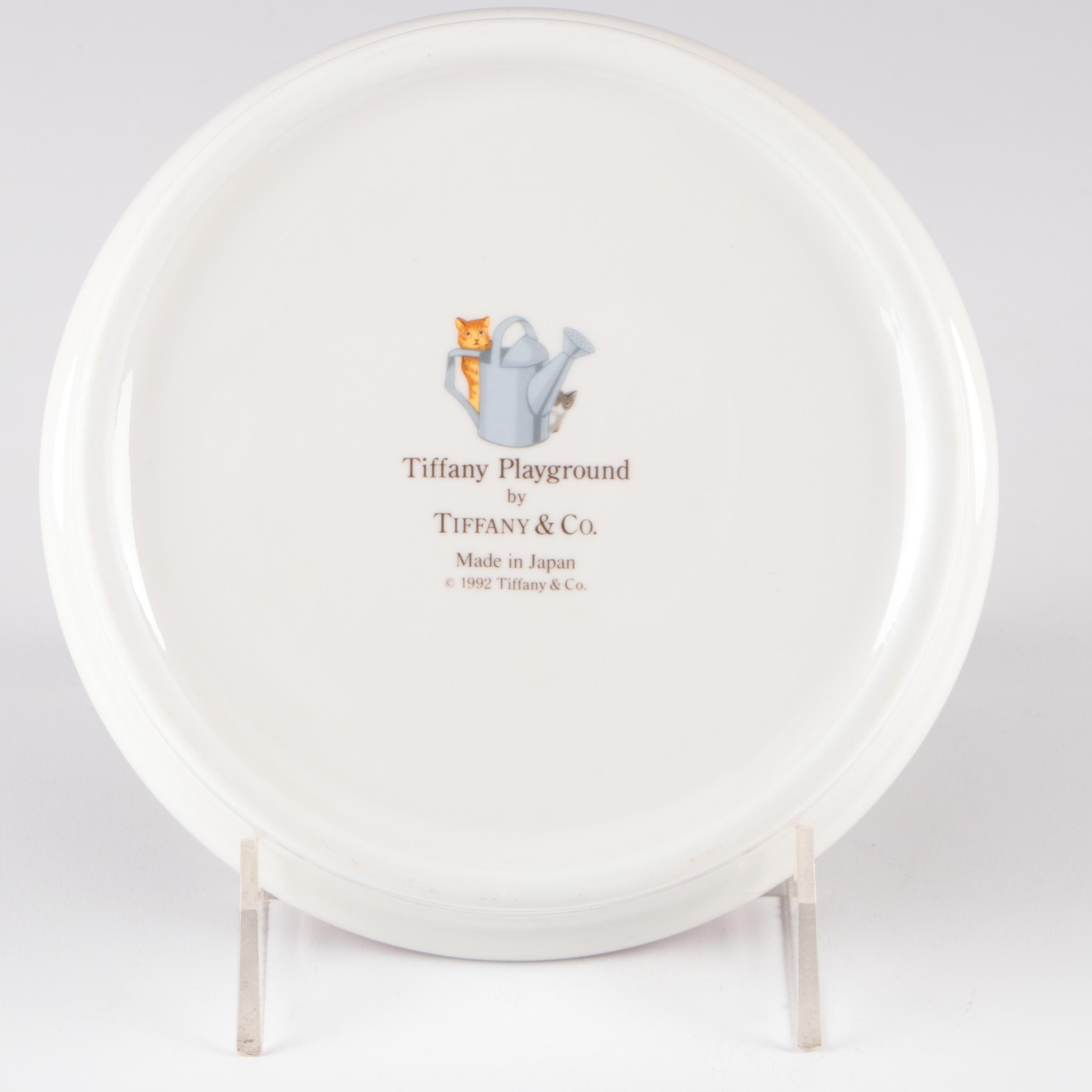 Tiffany & Co. "Tiffany Playground" Porcelain Child's Tableware, 1992