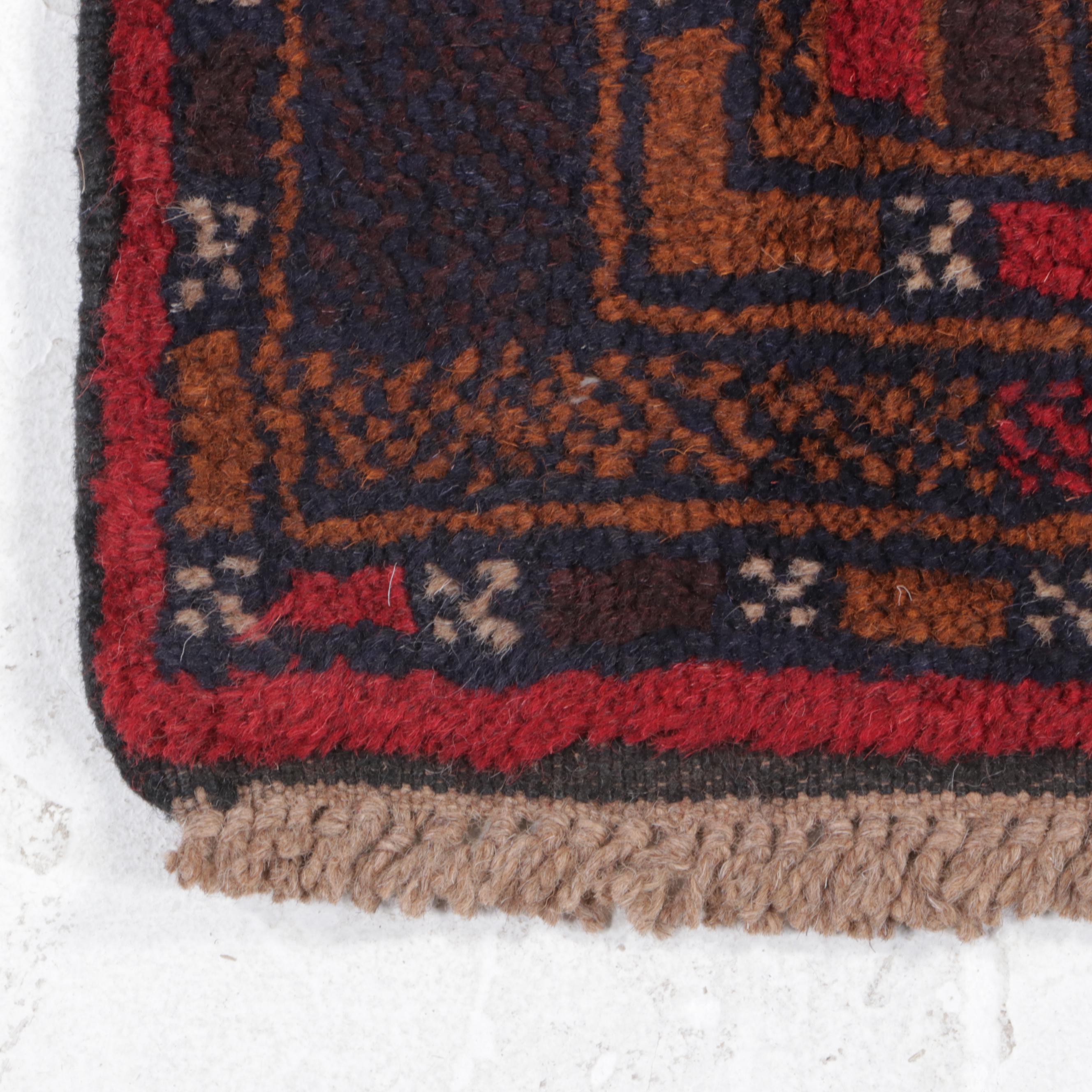 2'7 x 4'10 Hand-Knotted Afghan Taimani Accent Rug