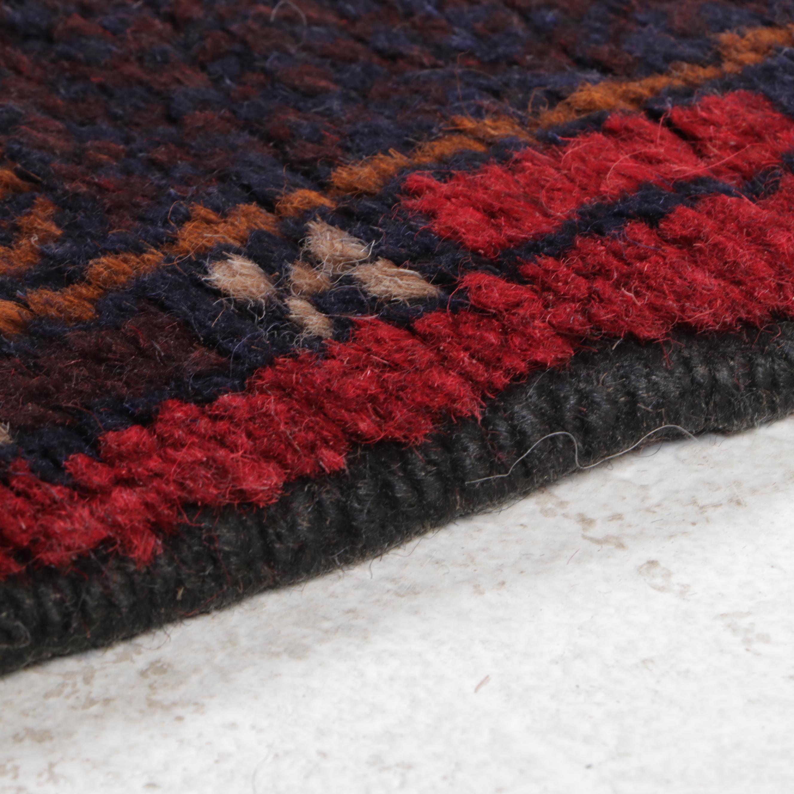 2'7 x 4'10 Hand-Knotted Afghan Taimani Accent Rug