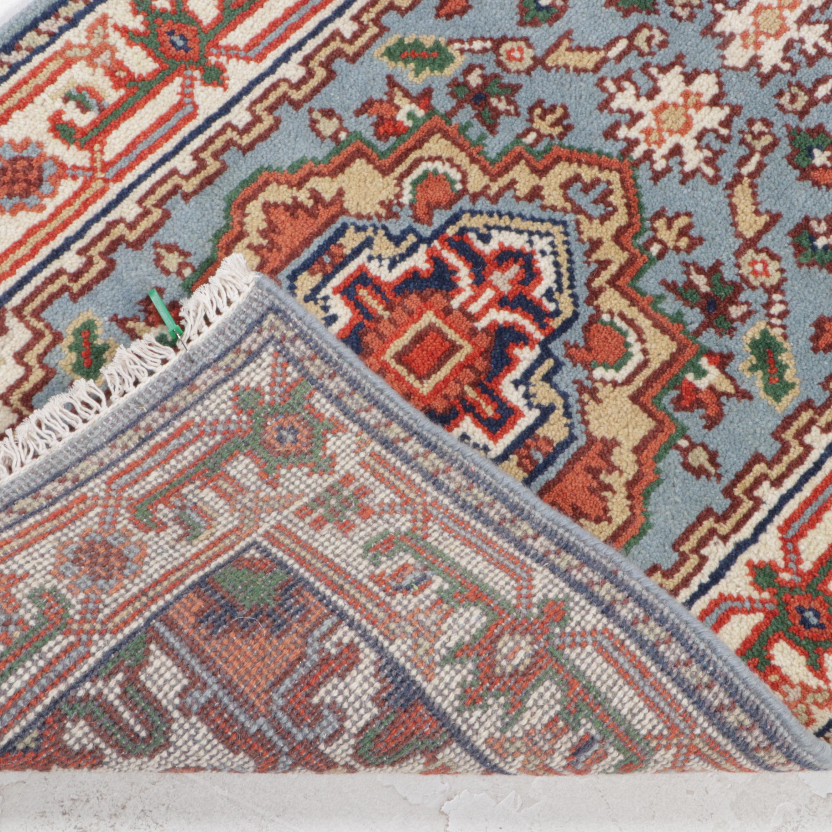 2'8 x 14' Hand-Knotted Indo-Persian Heriz Serapi Carpet Runner