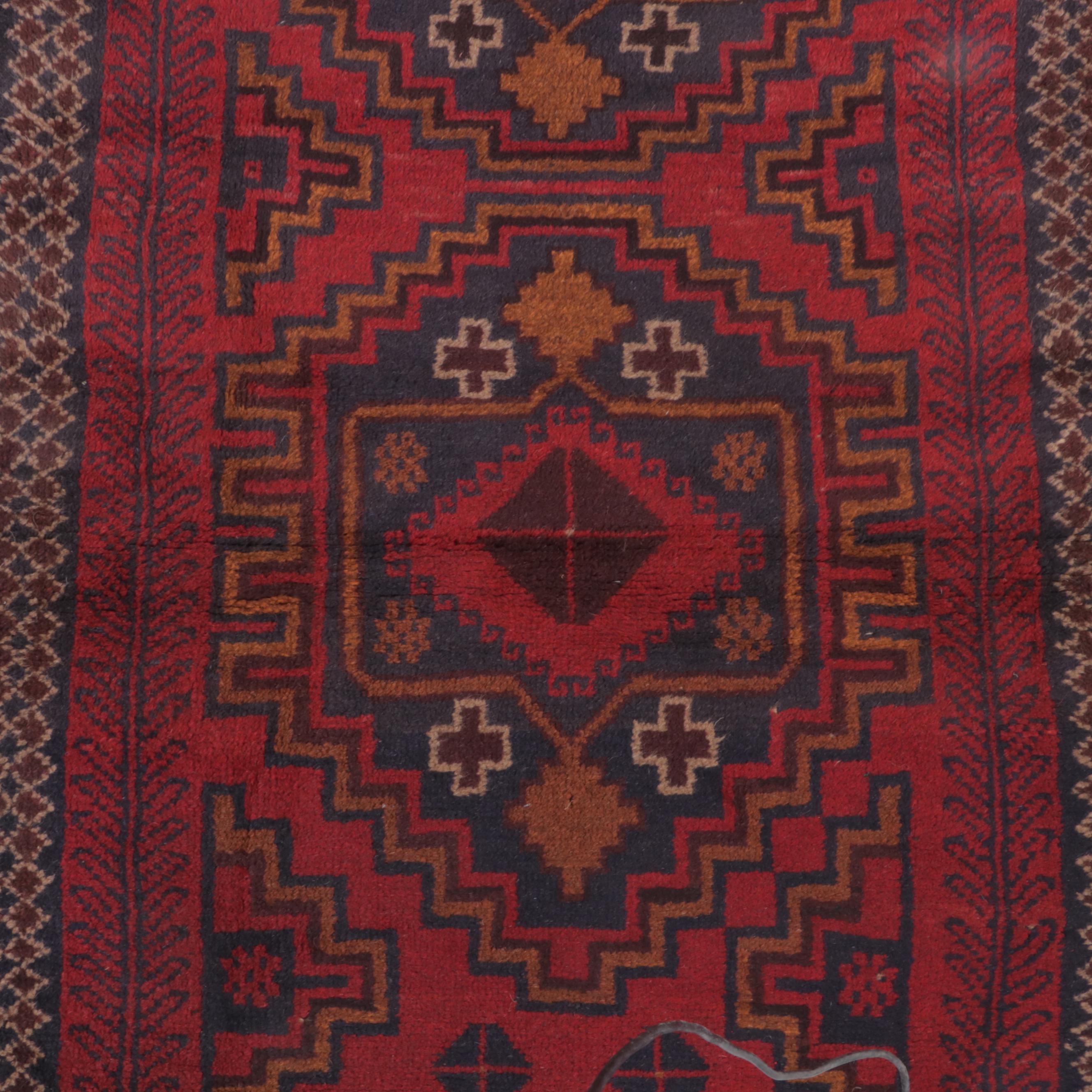 2'11 x 4'8 Hand-Knotted Afghan Taimani Accent Rug