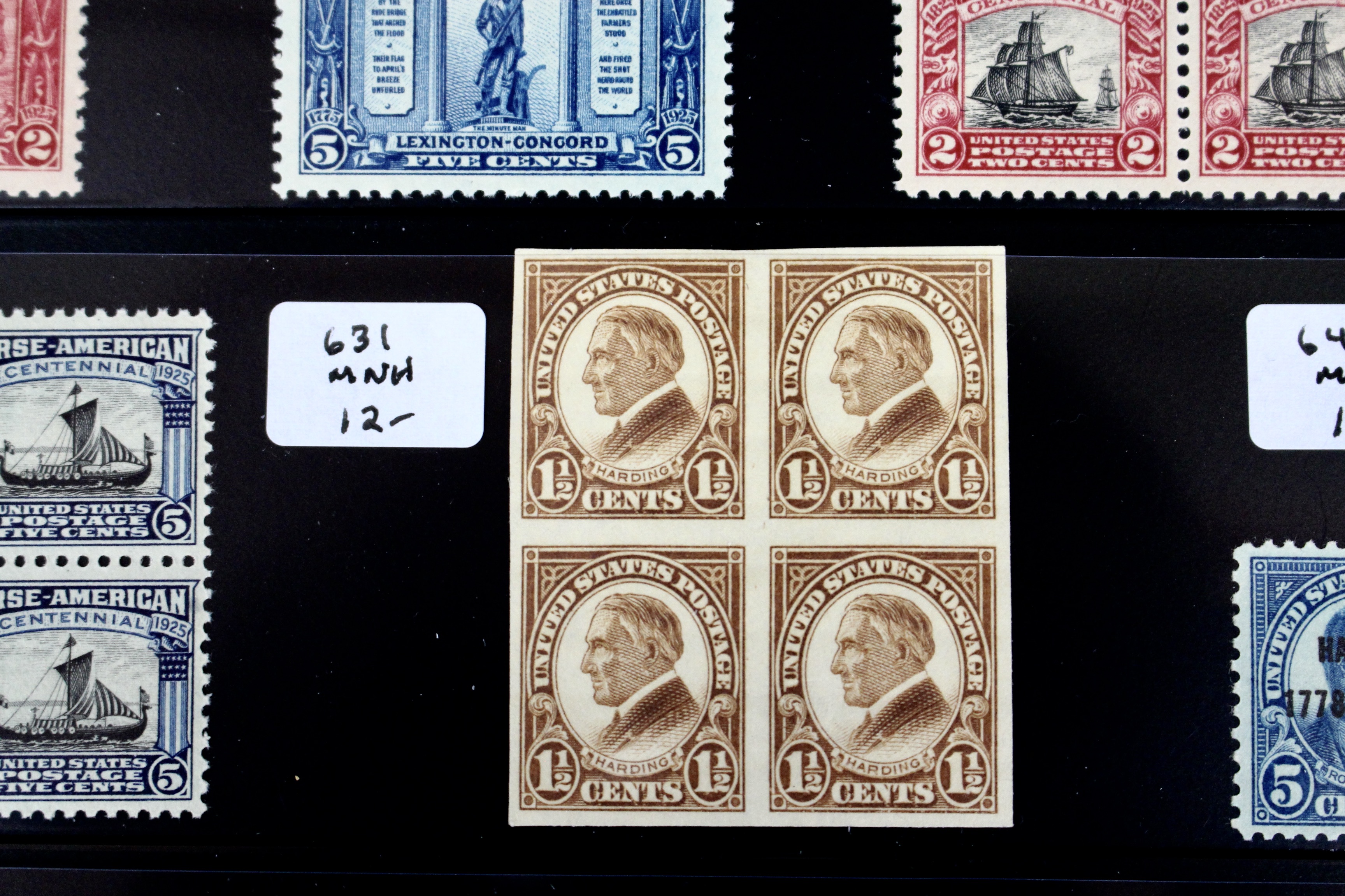 Mint Condition Group of Early U.S. Postage Stamps