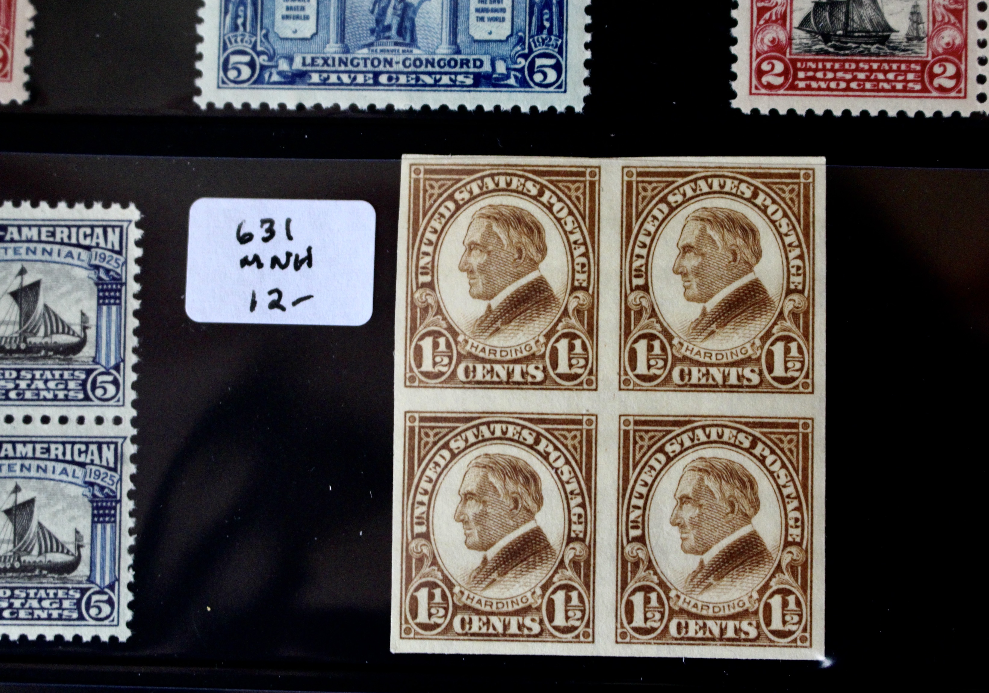 Mint Condition Group of Early U.S. Postage Stamps
