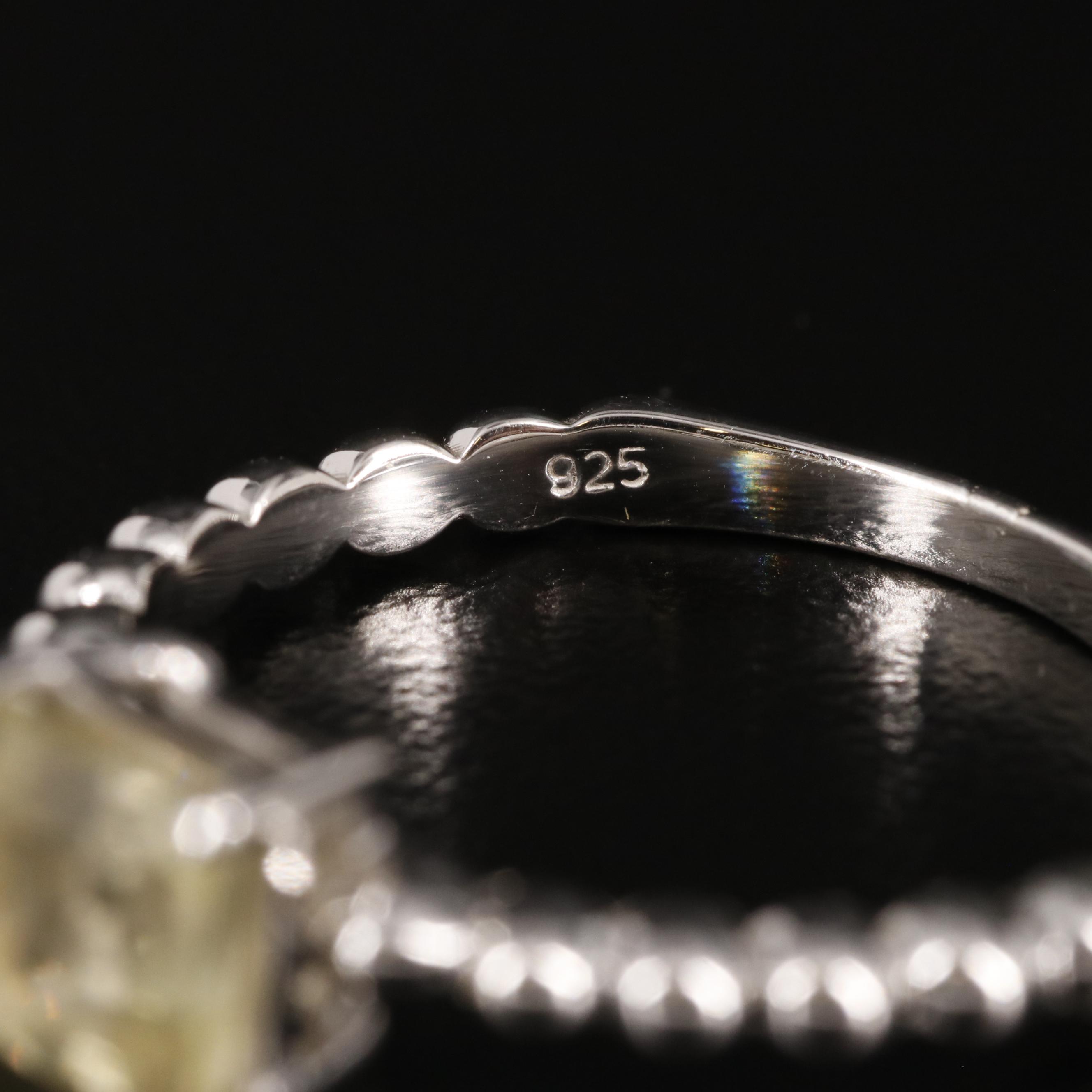 Sterling Citrine Ring