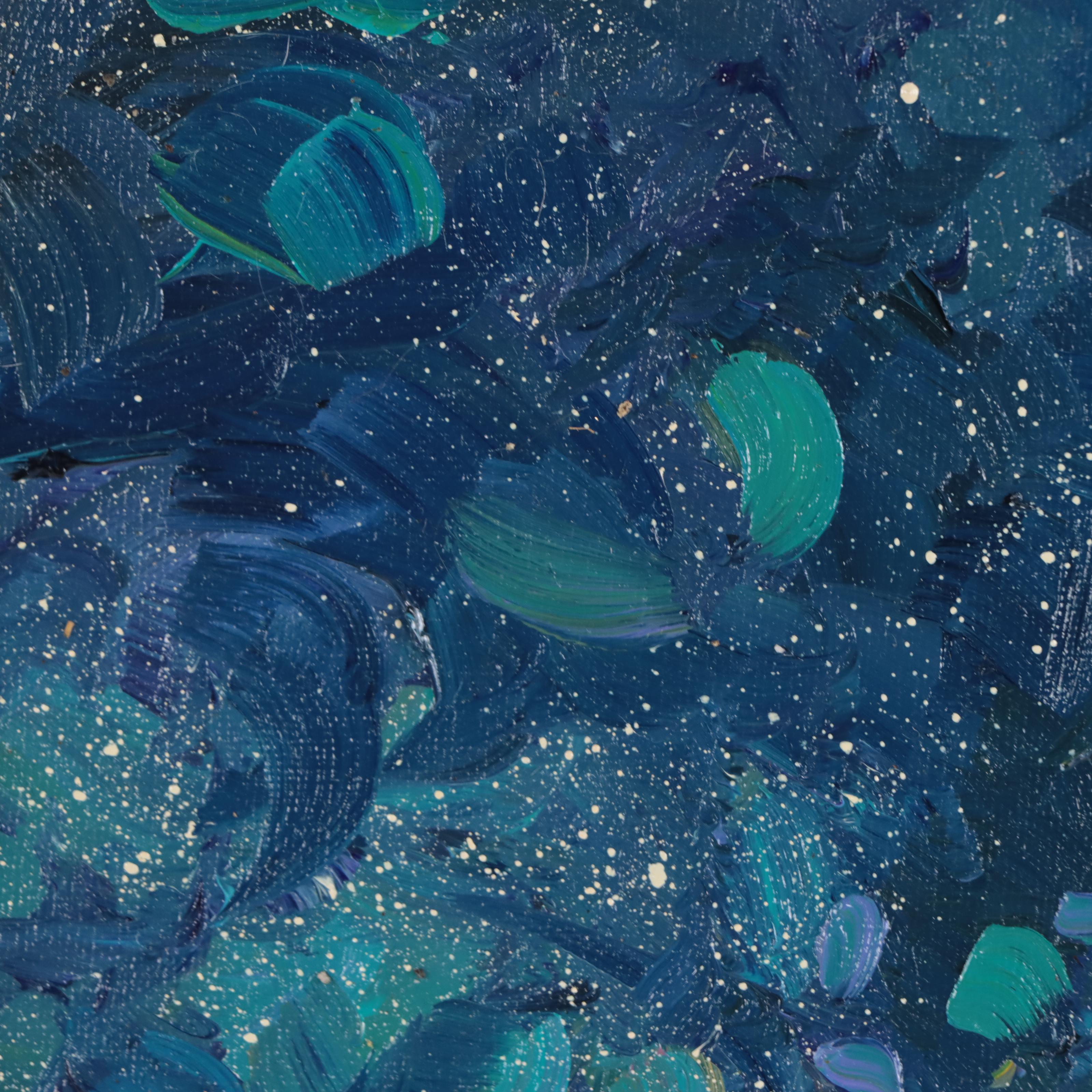 William Hawkins Nocturne Landscape Oil Painting, 2023