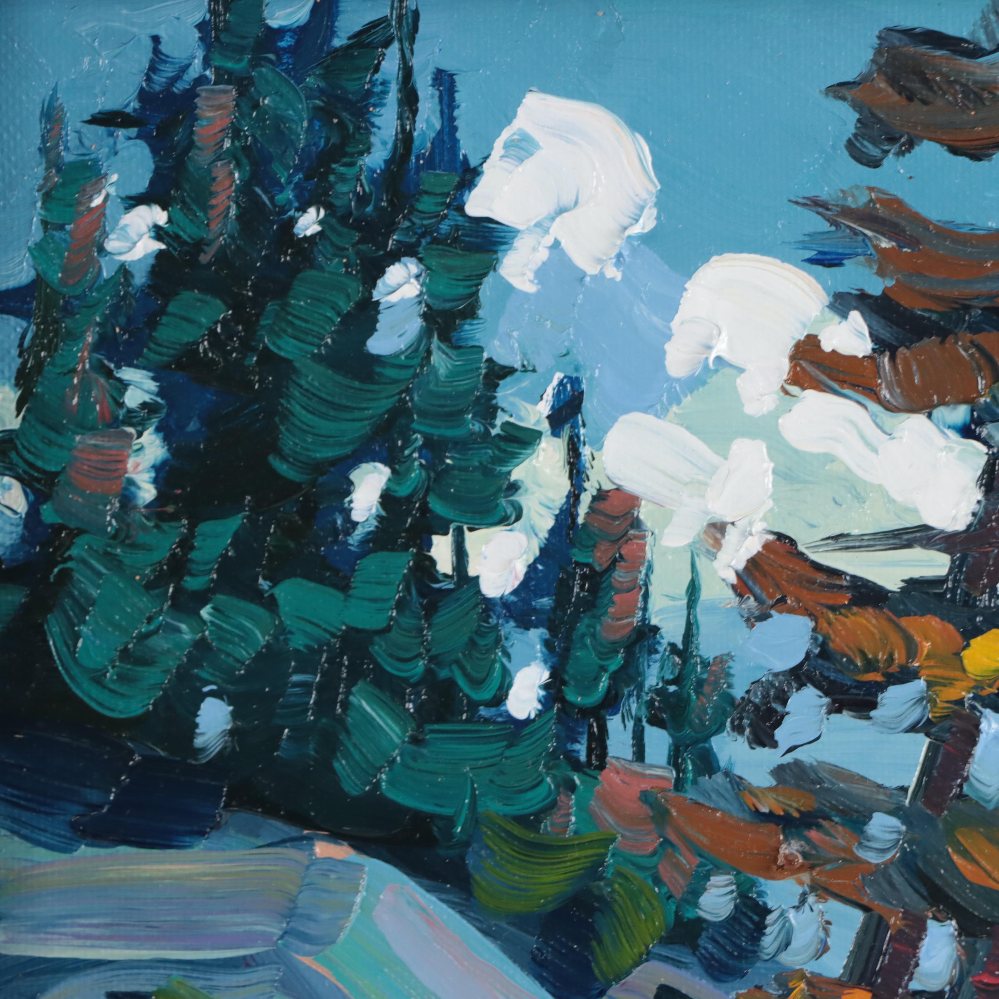 William Hawkins Landscape Oil Painting, 2023