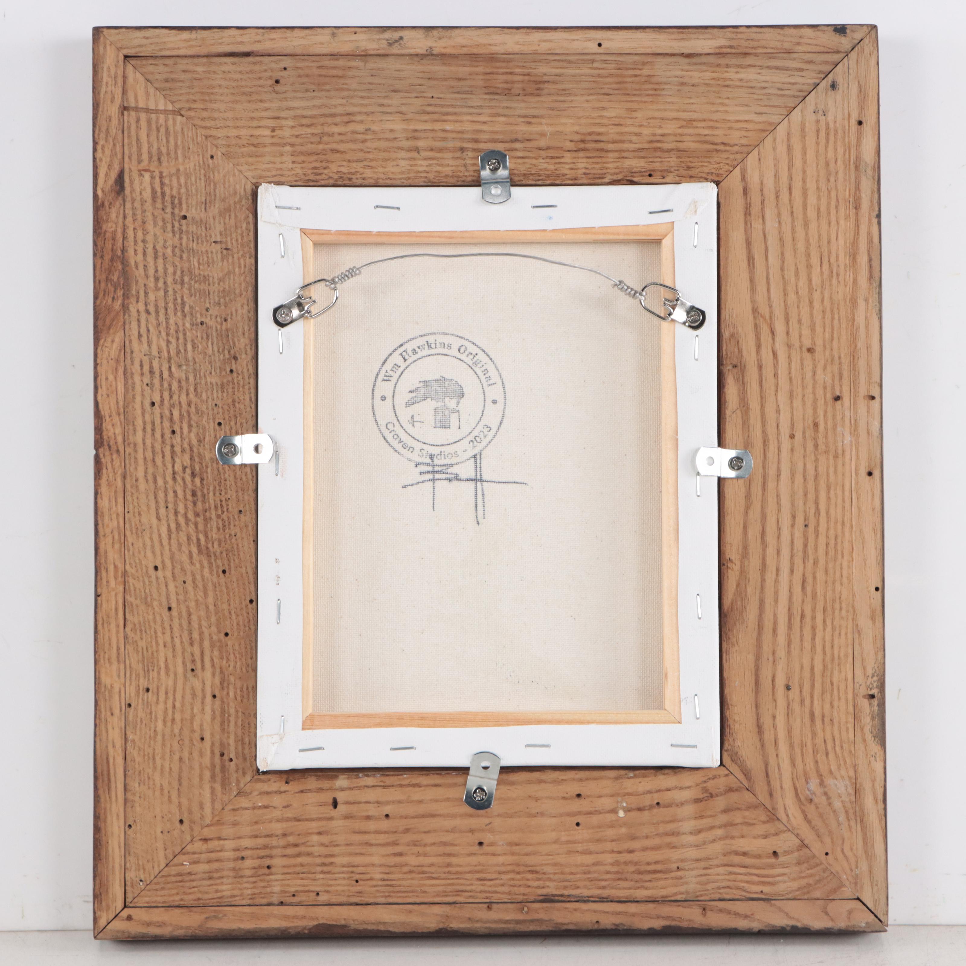 William Hawkins Landscape Oil Painting, 2023