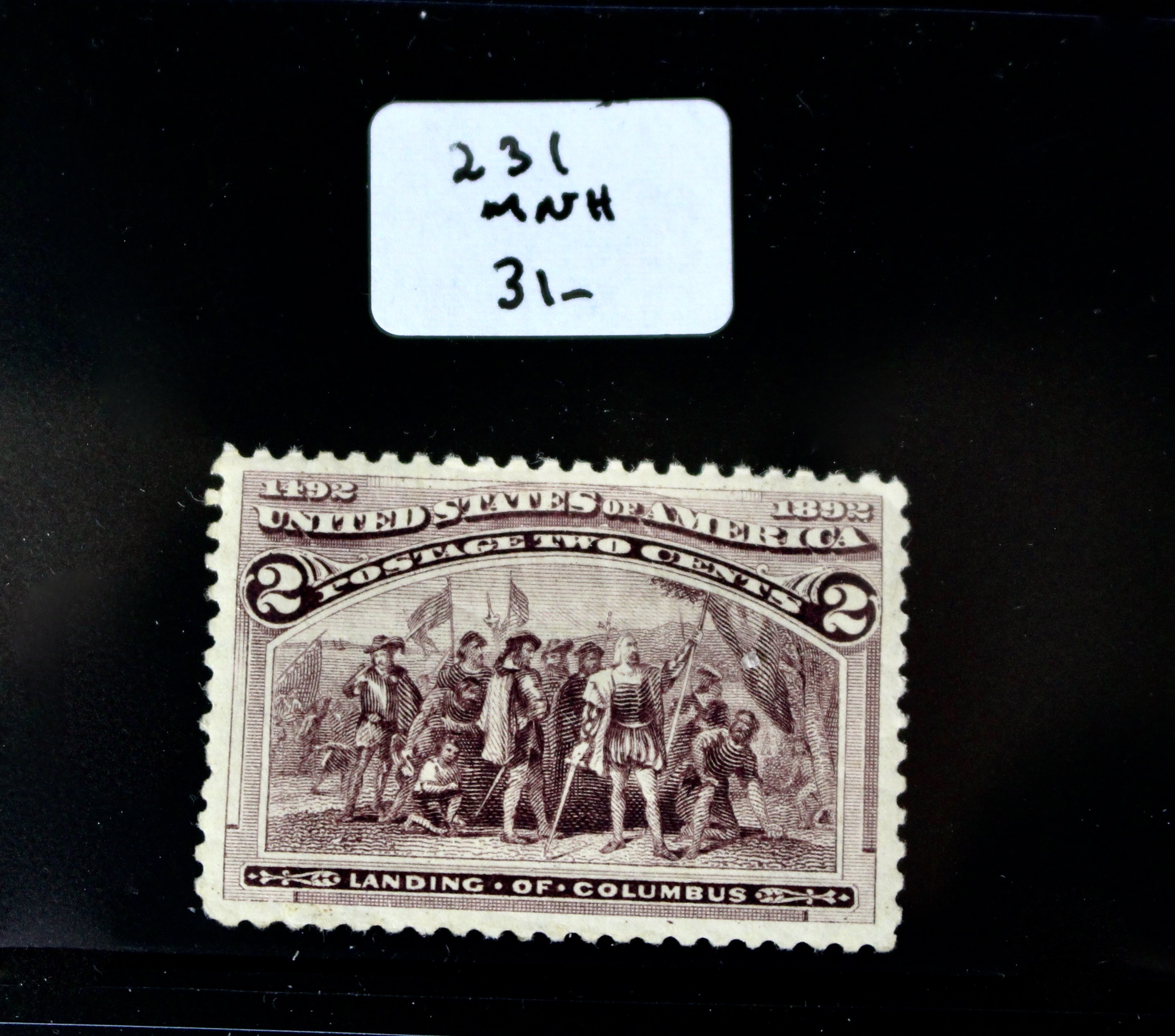 Sixteen Mint Condition Early U.S. Postage Stamps