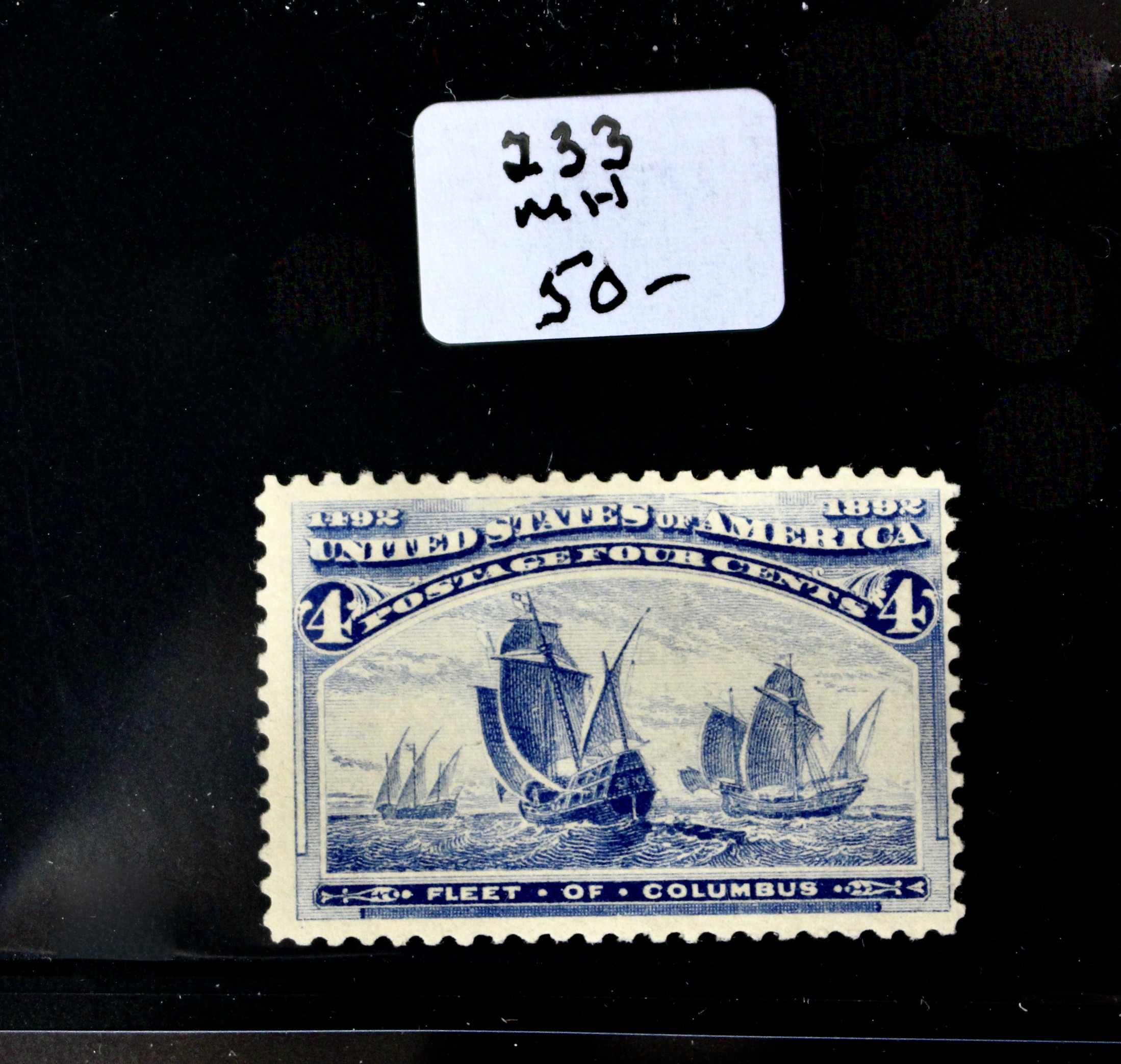 Sixteen Mint Condition Early U.S. Postage Stamps