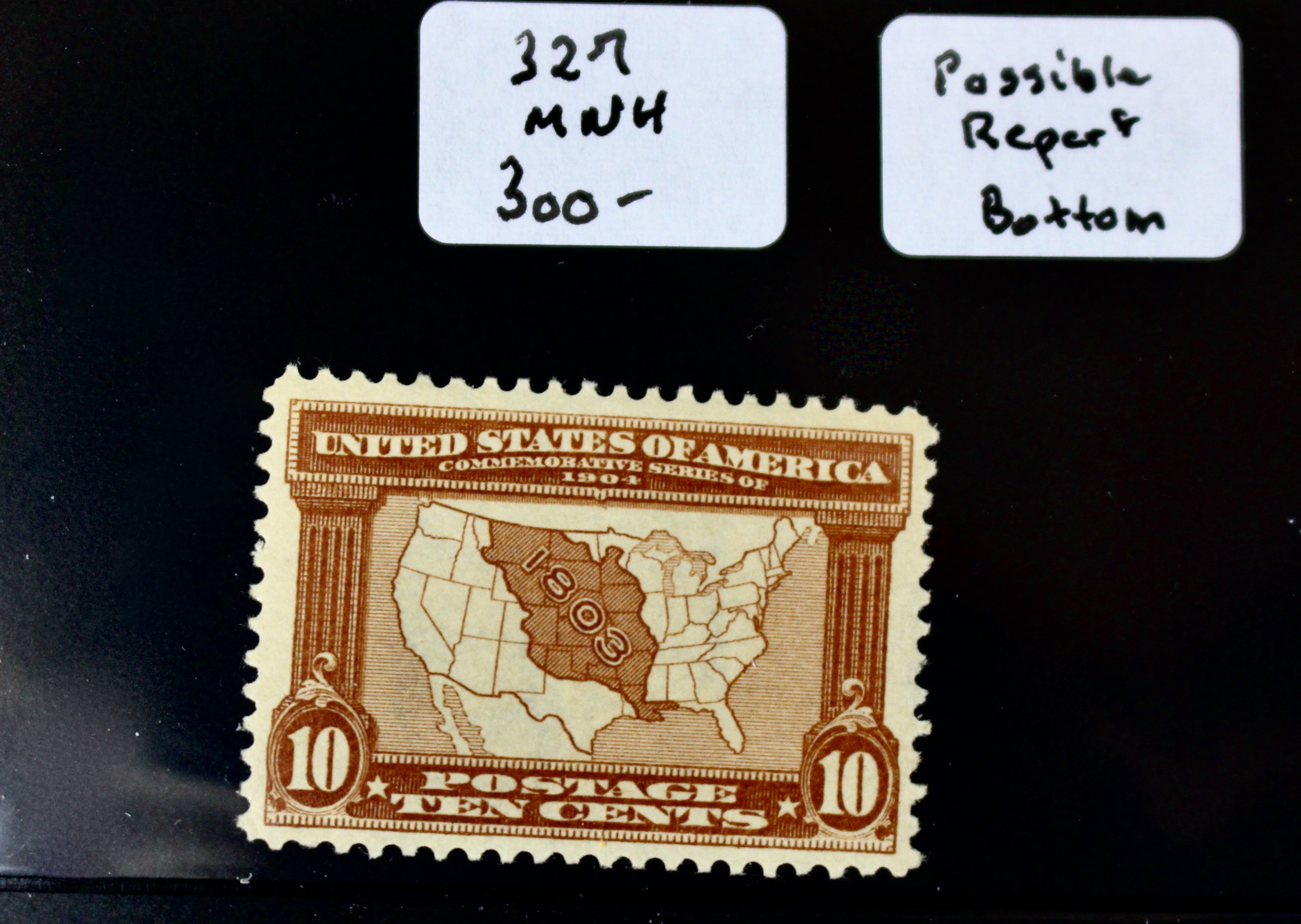 Sixteen Mint Condition Early U.S. Postage Stamps