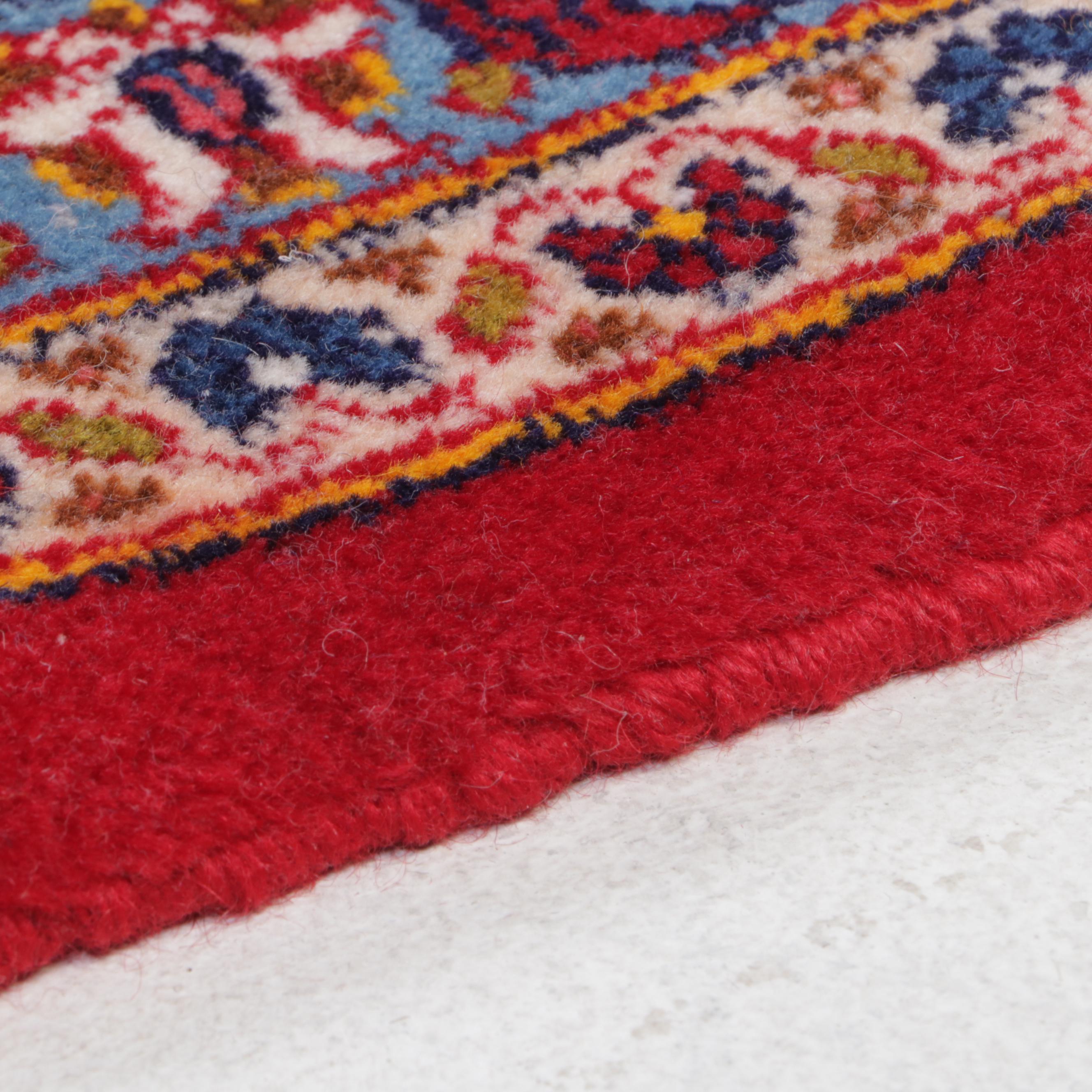 9'8 x 16'4 Hand-Knotted Persian Kashan Room Sized Rug