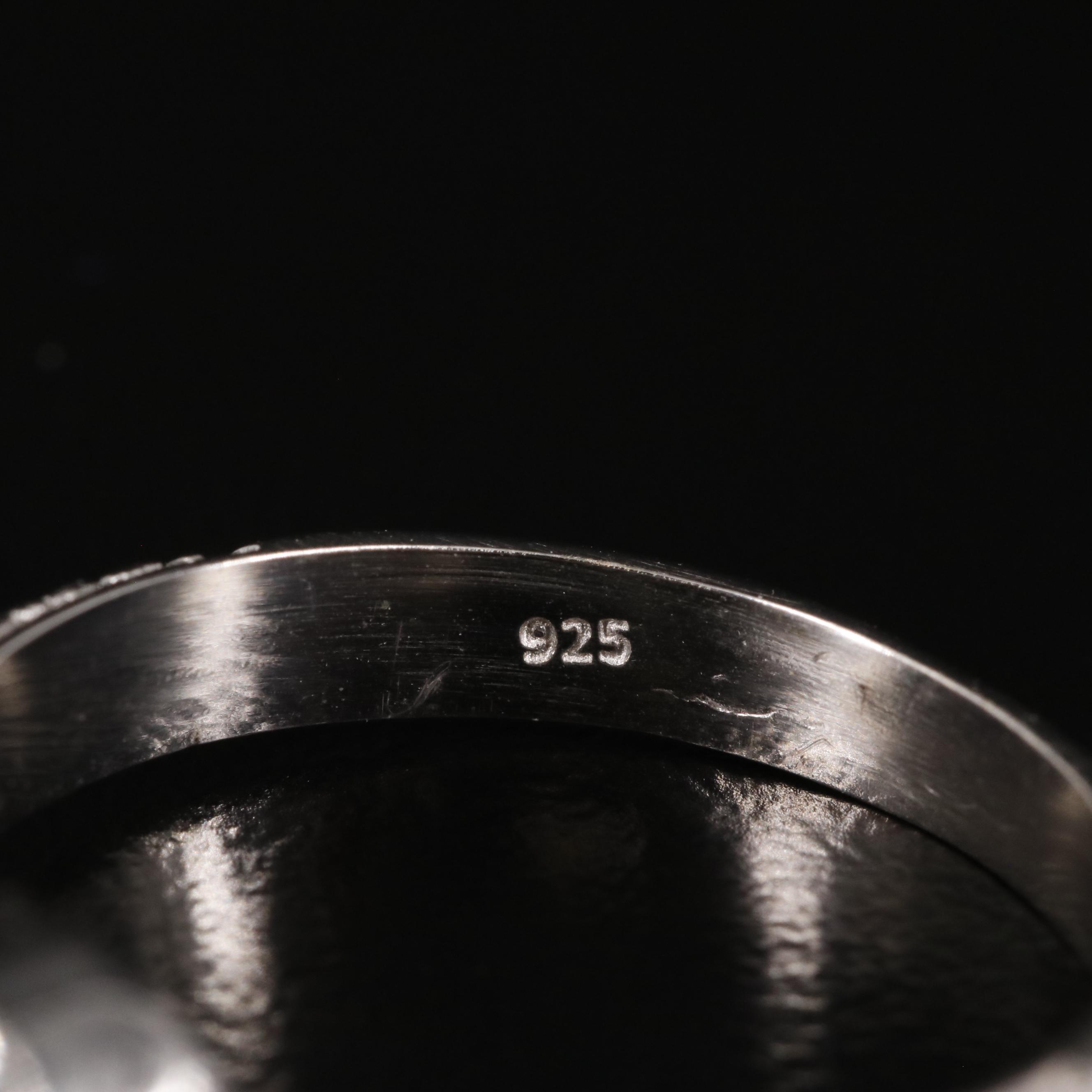 Sterling Sapphire Ring