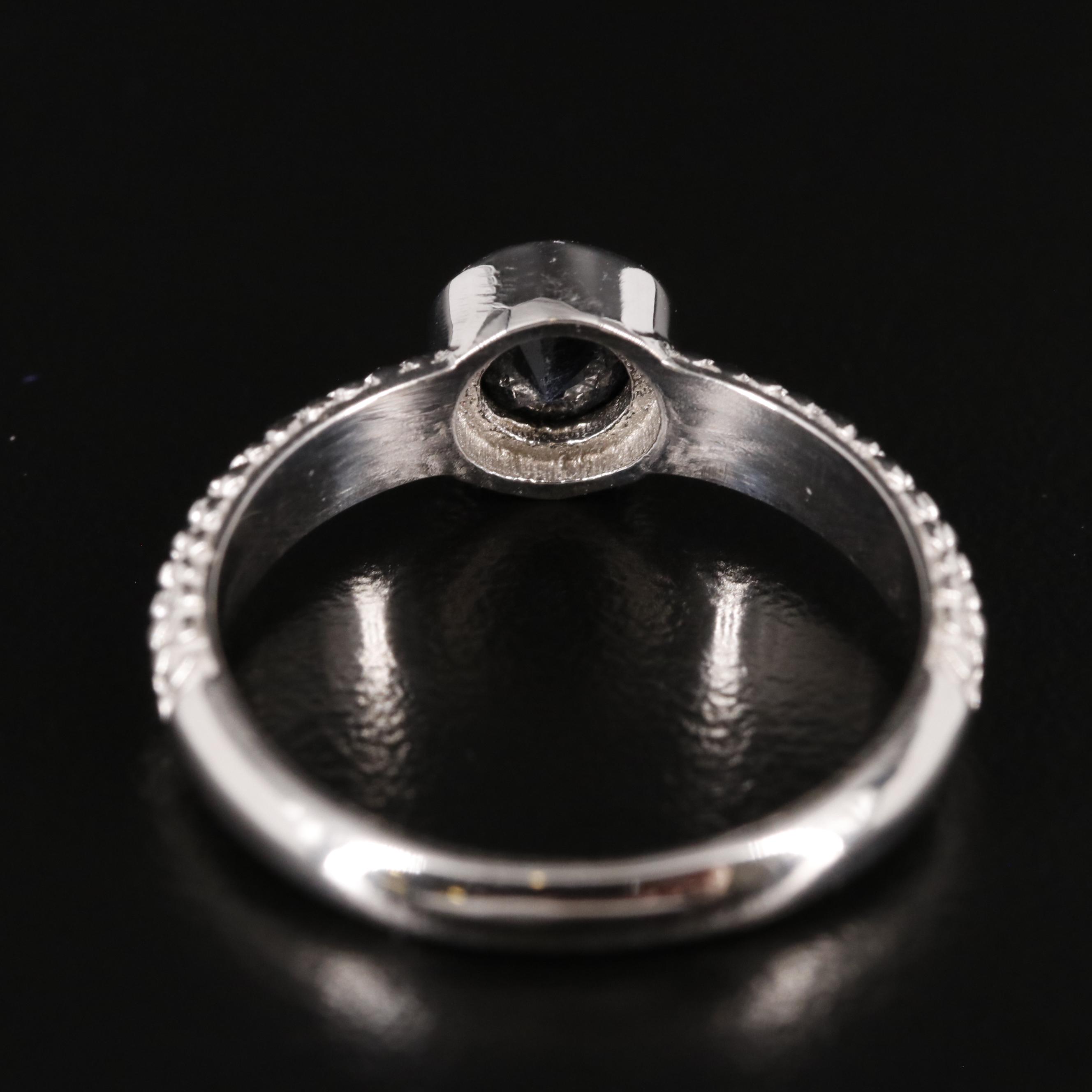 Sterling Sapphire Ring