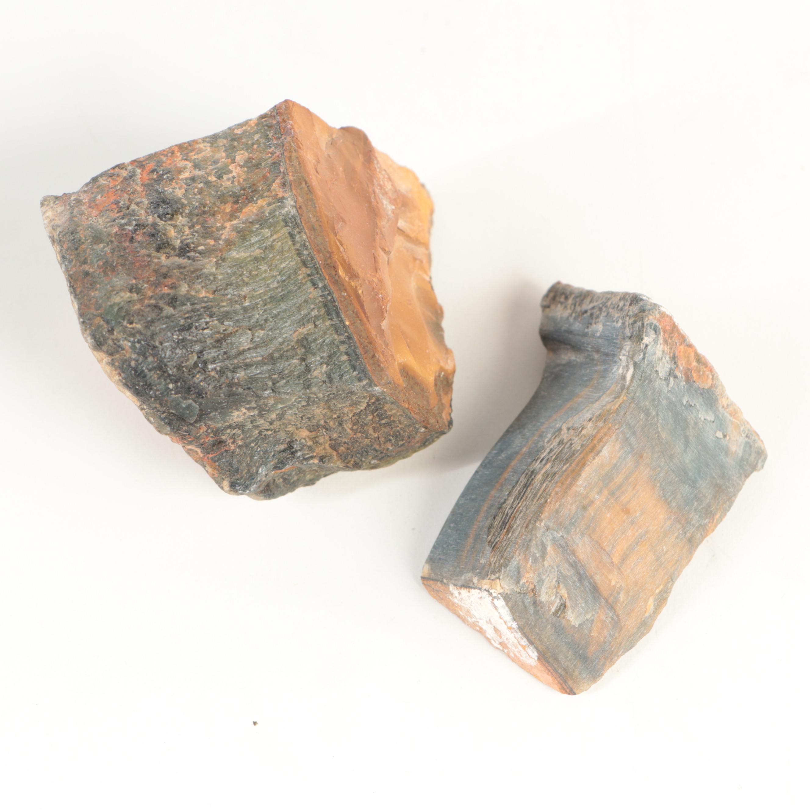 Tiger's Eye Mineral Specimens