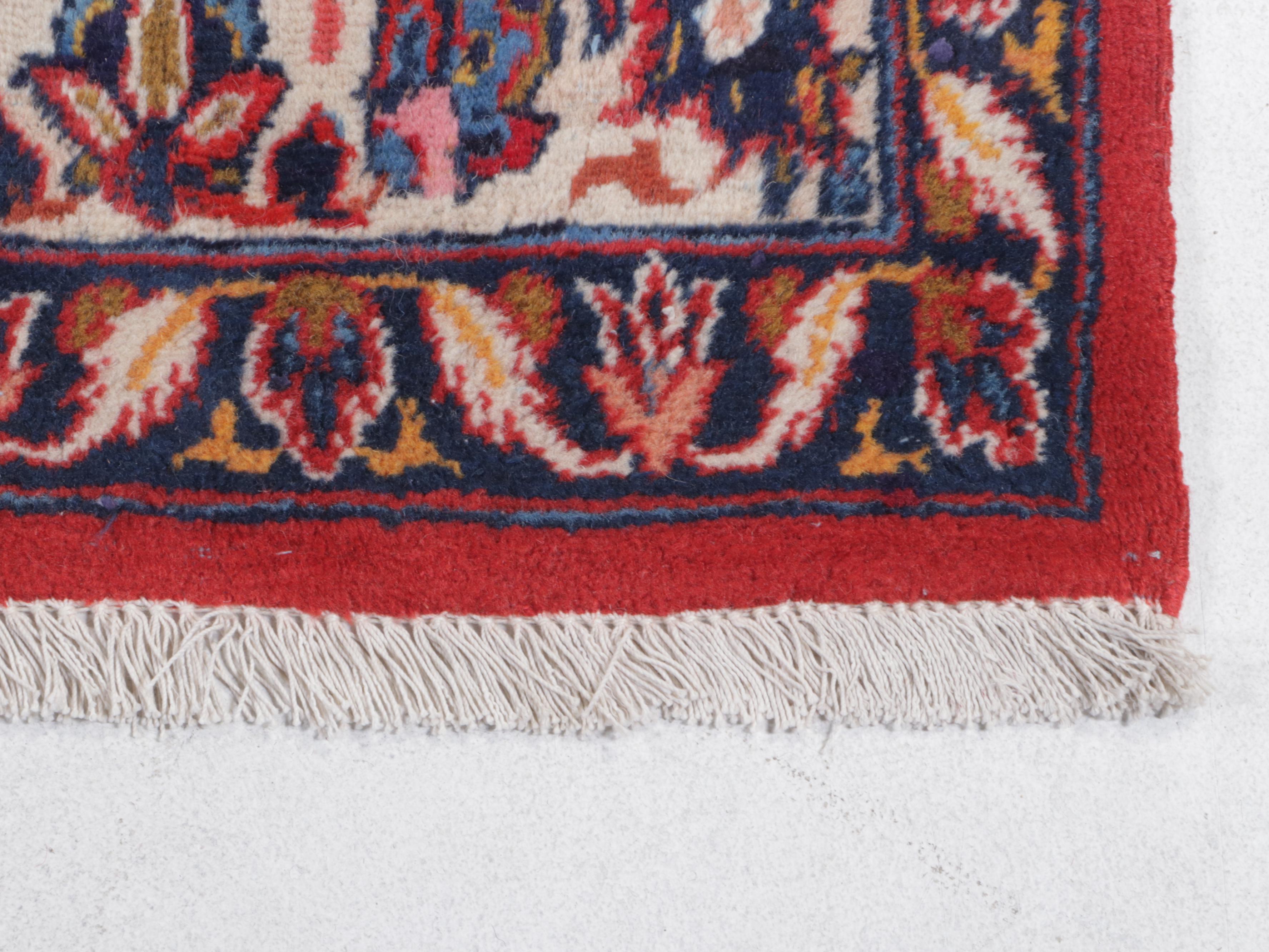 9'7 x 15'7 Hand-Knotted Persian Masshad Room Sized Rug