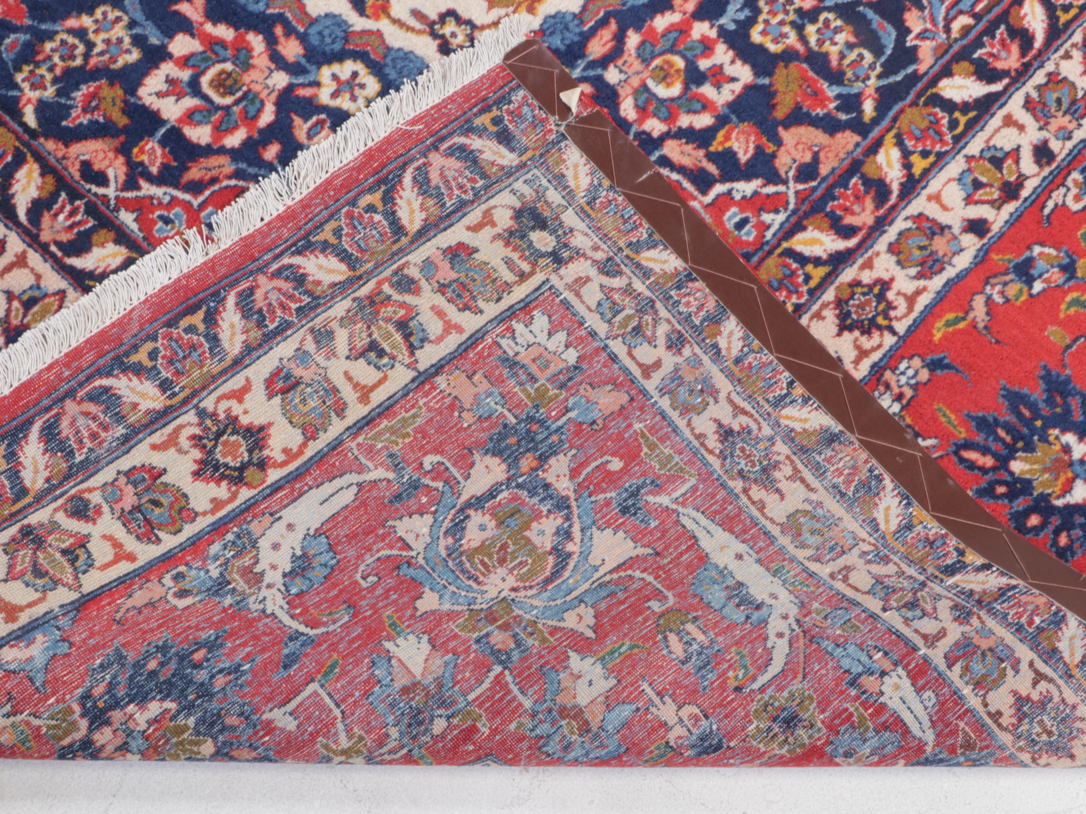 9'7 x 15'7 Hand-Knotted Persian Masshad Room Sized Rug