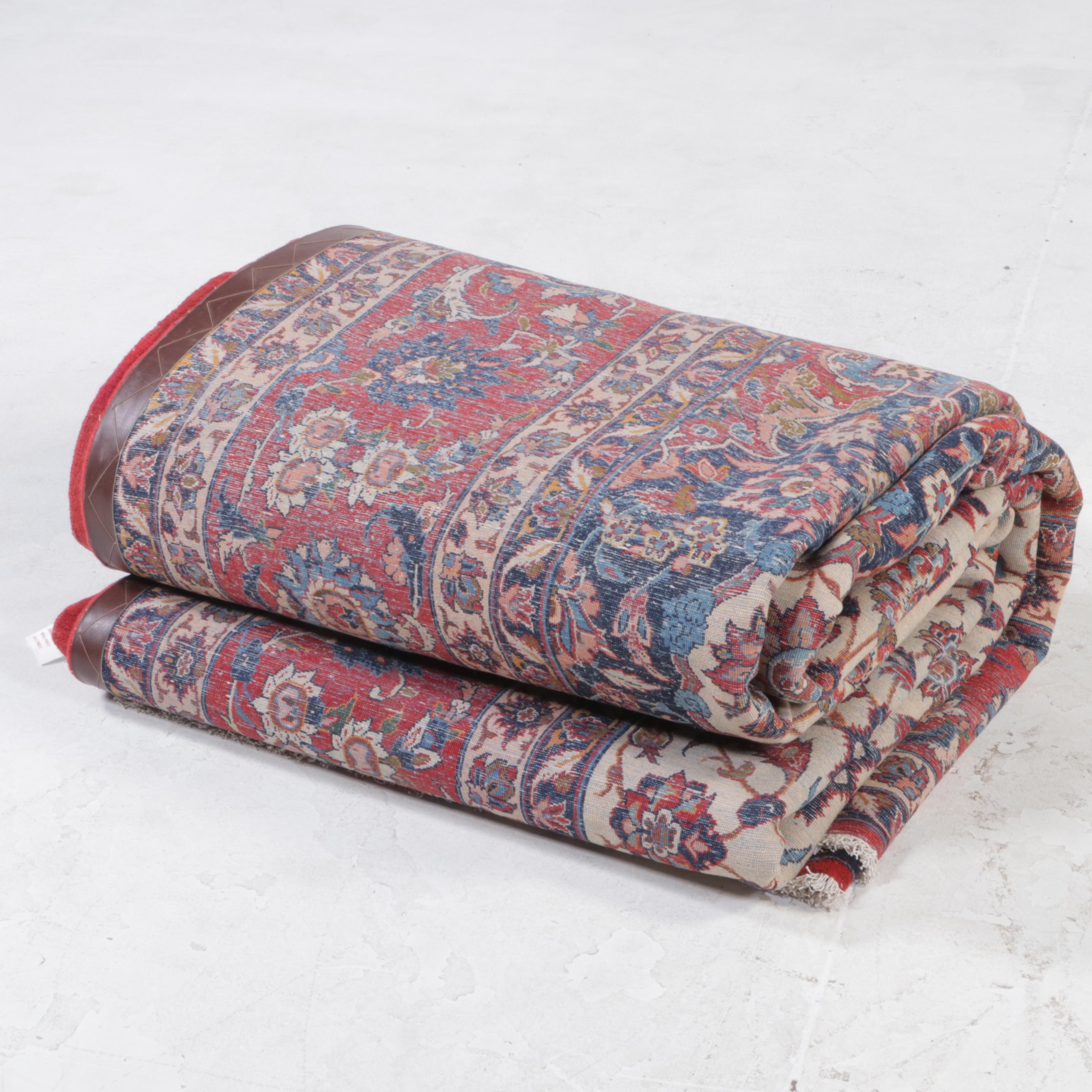 9'7 x 15'7 Hand-Knotted Persian Masshad Room Sized Rug