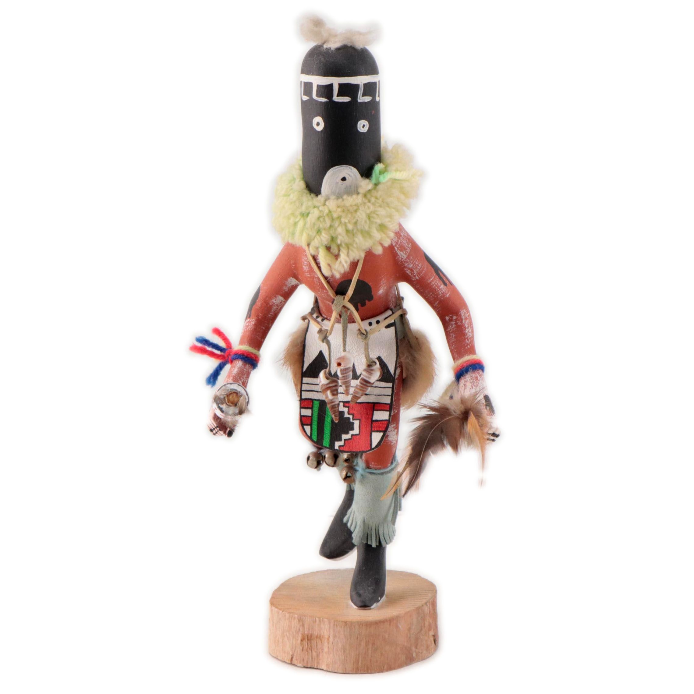 D. Yazie Hopi "Mastop" Kachina Figure, Late 20th Century