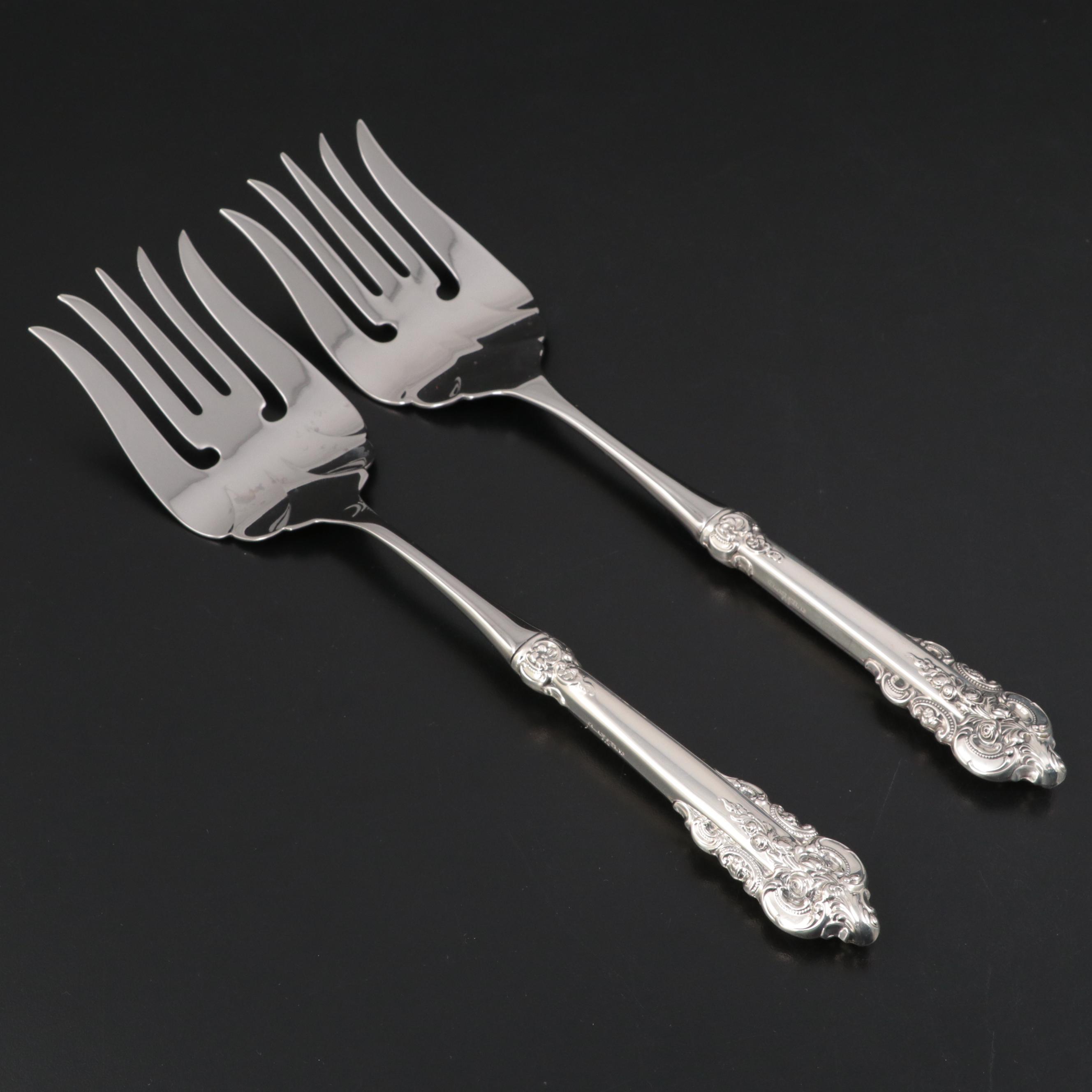 Wallace "Grande Baroque" Sterling Silver Flatware and Serving Utensils