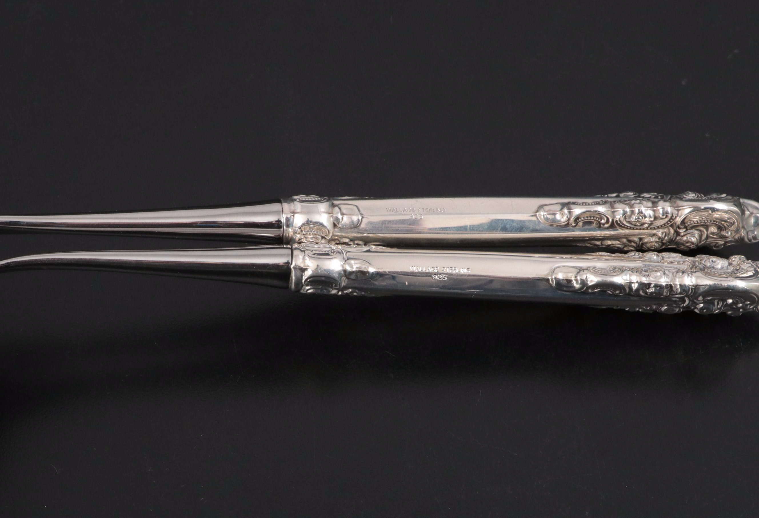 Wallace "Grande Baroque" Sterling Silver Flatware and Serving Utensils